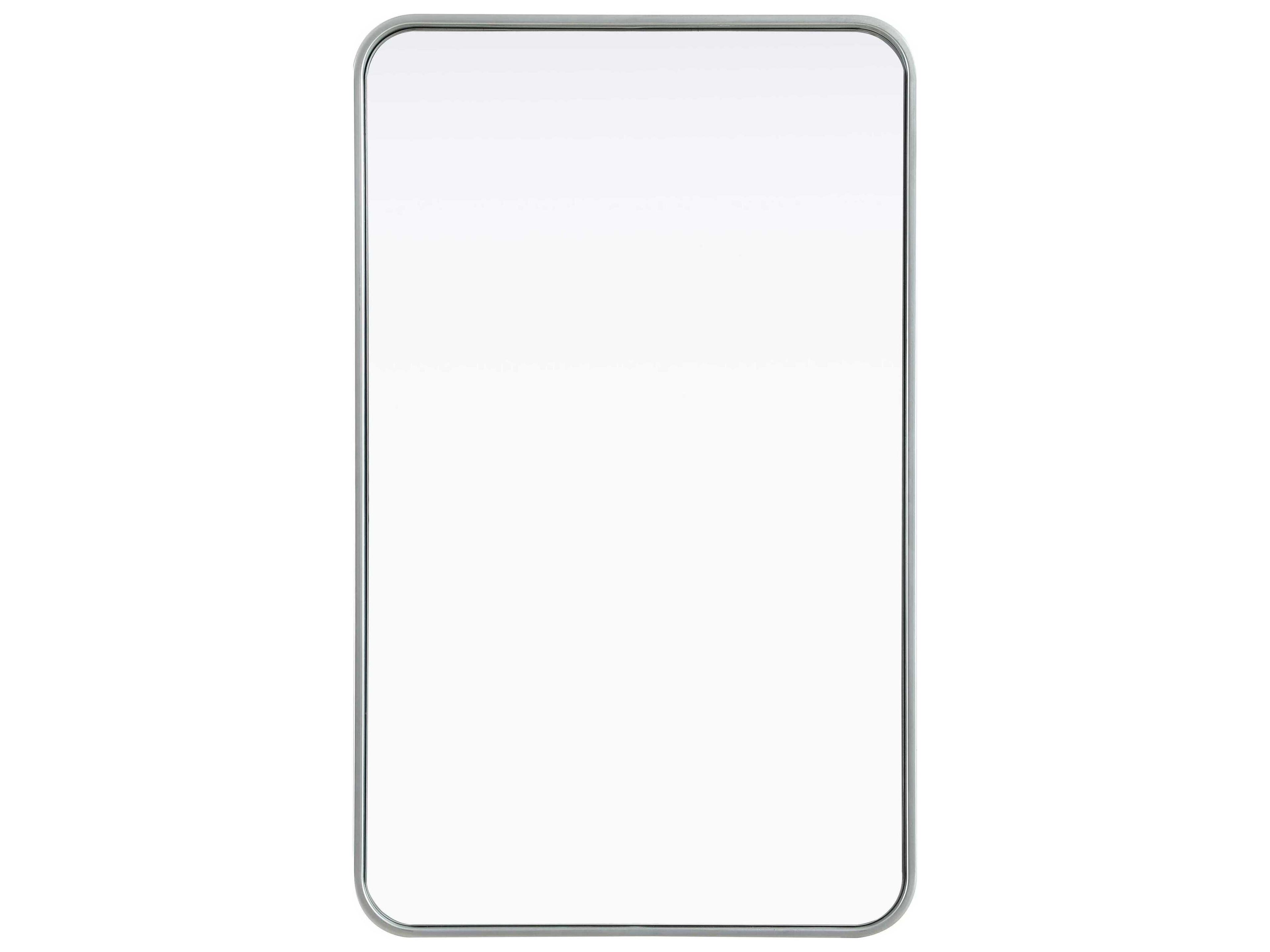 Elegant Lighting Remy Silver Rectangular Wall Mirror