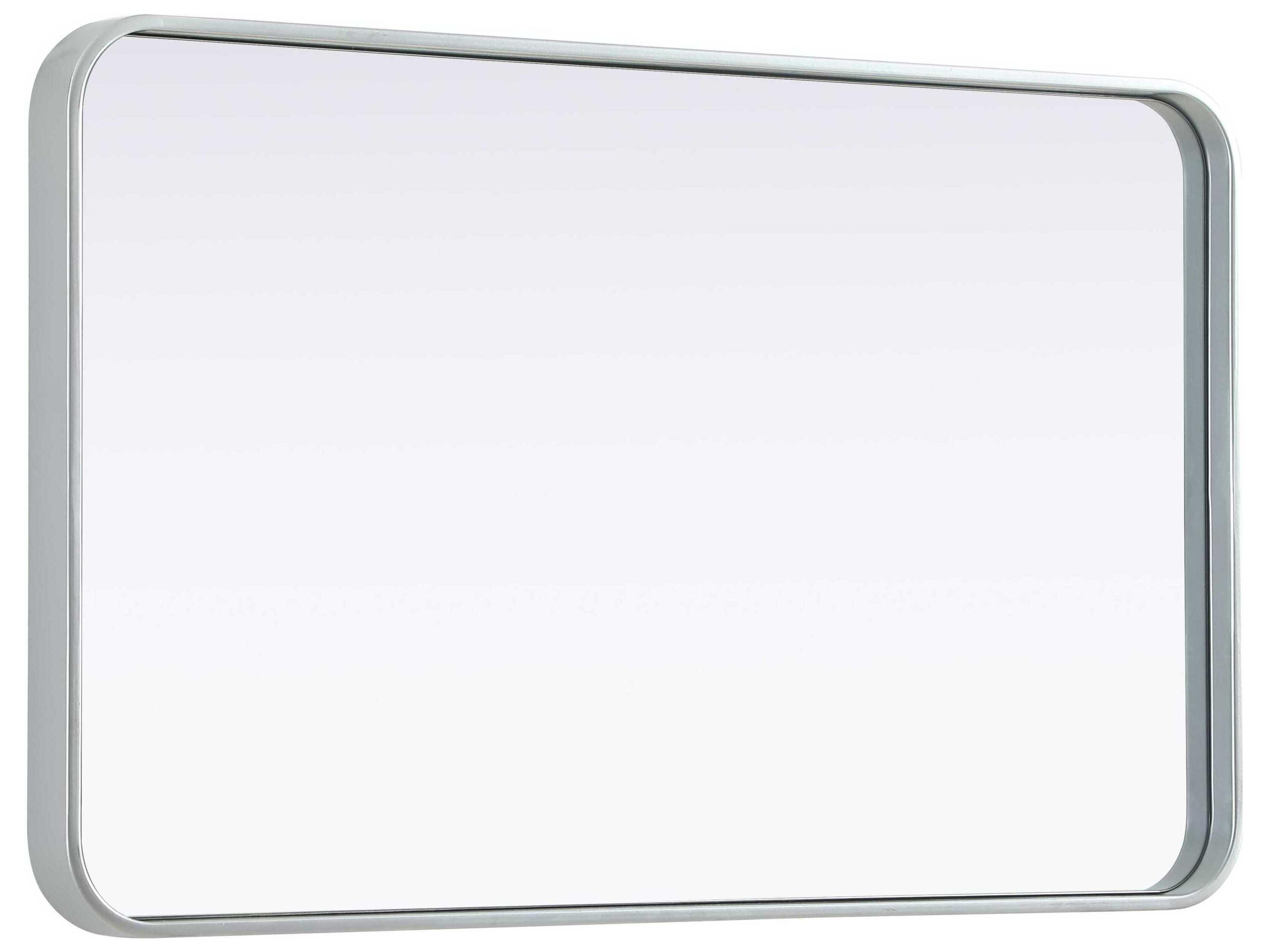 Elegant Lighting Remy Silver Rectangular Wall Mirror