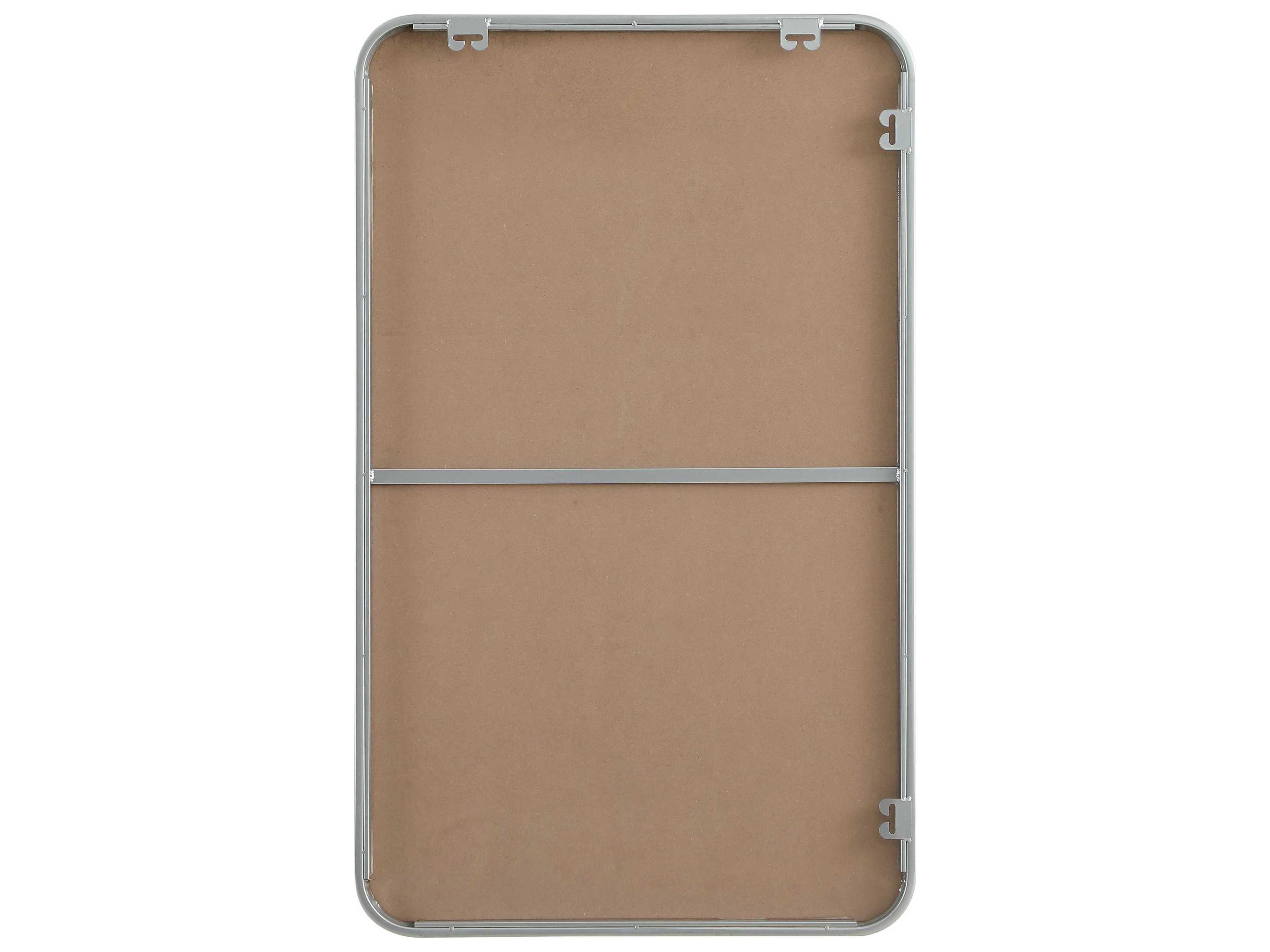 Elegant Lighting Remy Silver Rectangular Wall Mirror