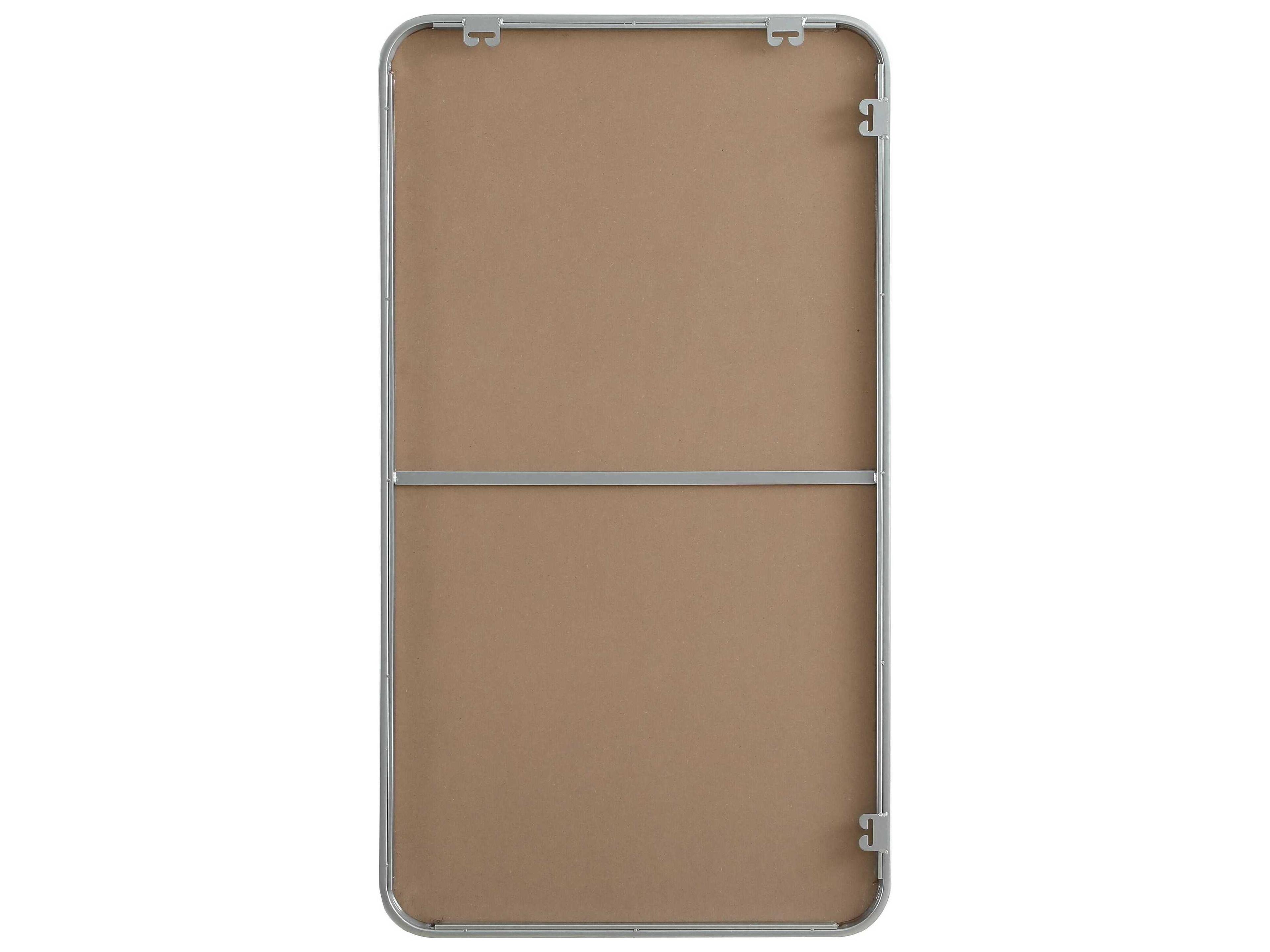 Elegant Lighting Remy Silver Rectangular Wall Mirror