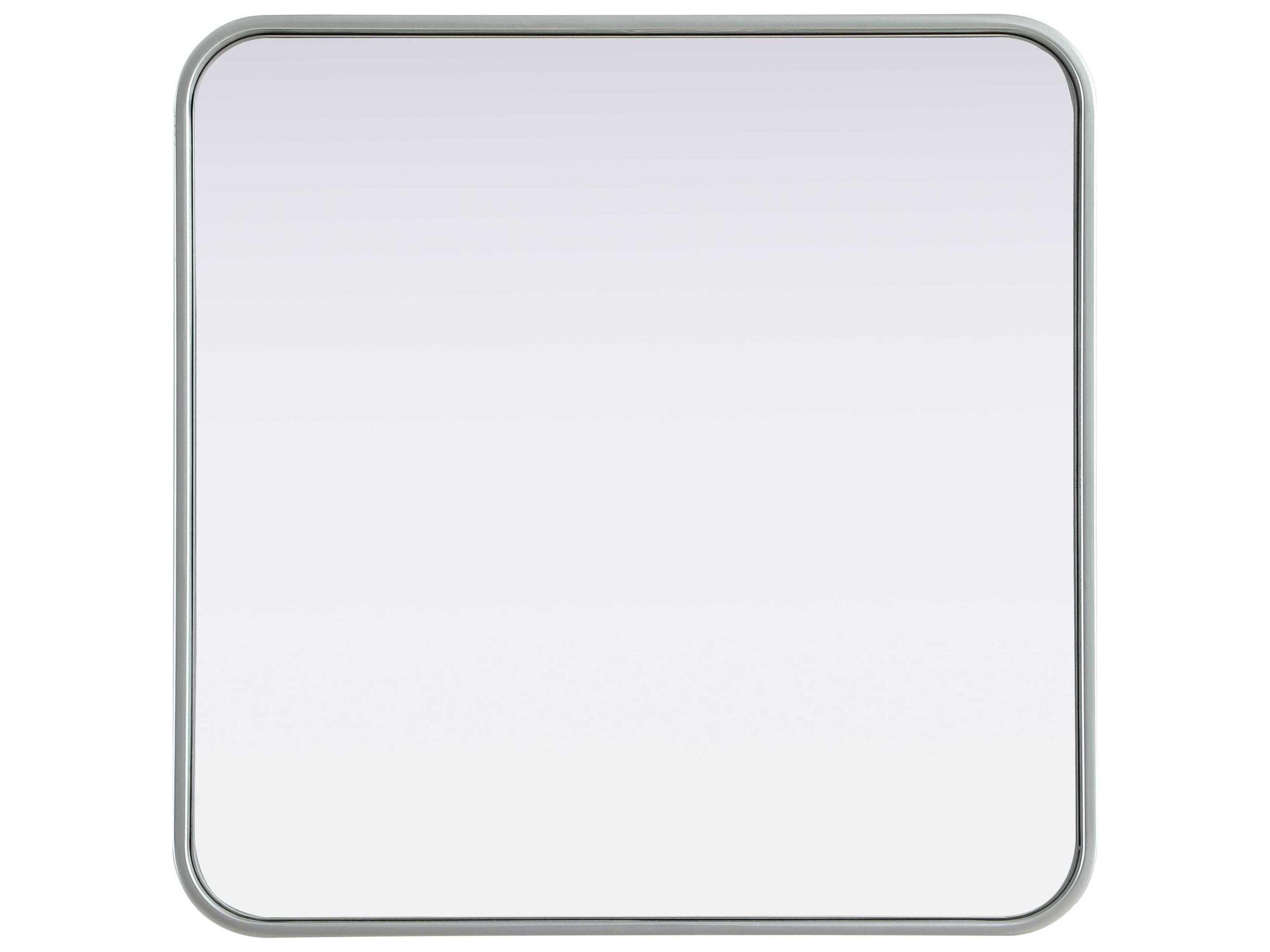 Remy Silver Square Wall Mirror