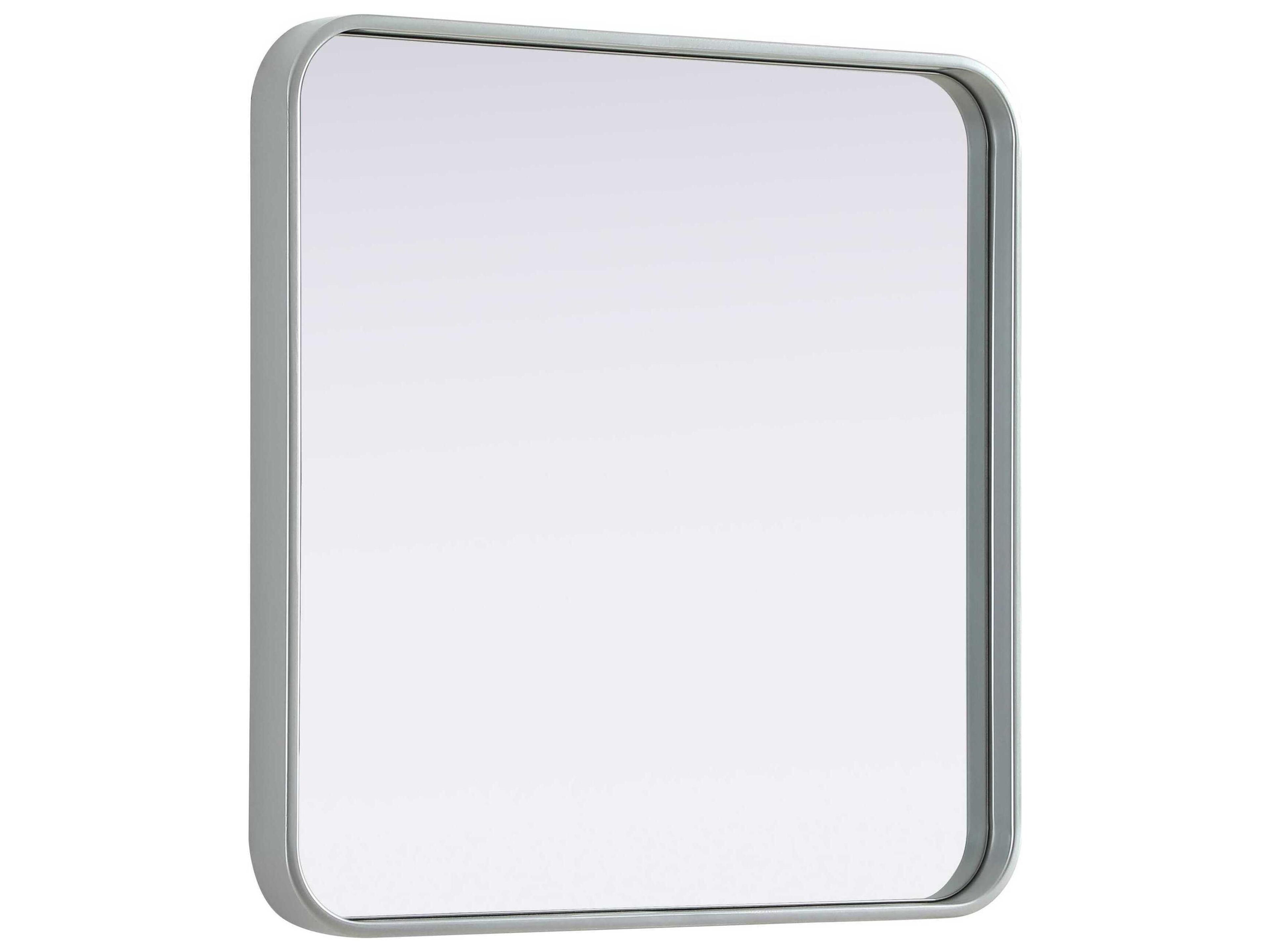 Elegant Lighting Remy Silver Square Wall Mirror