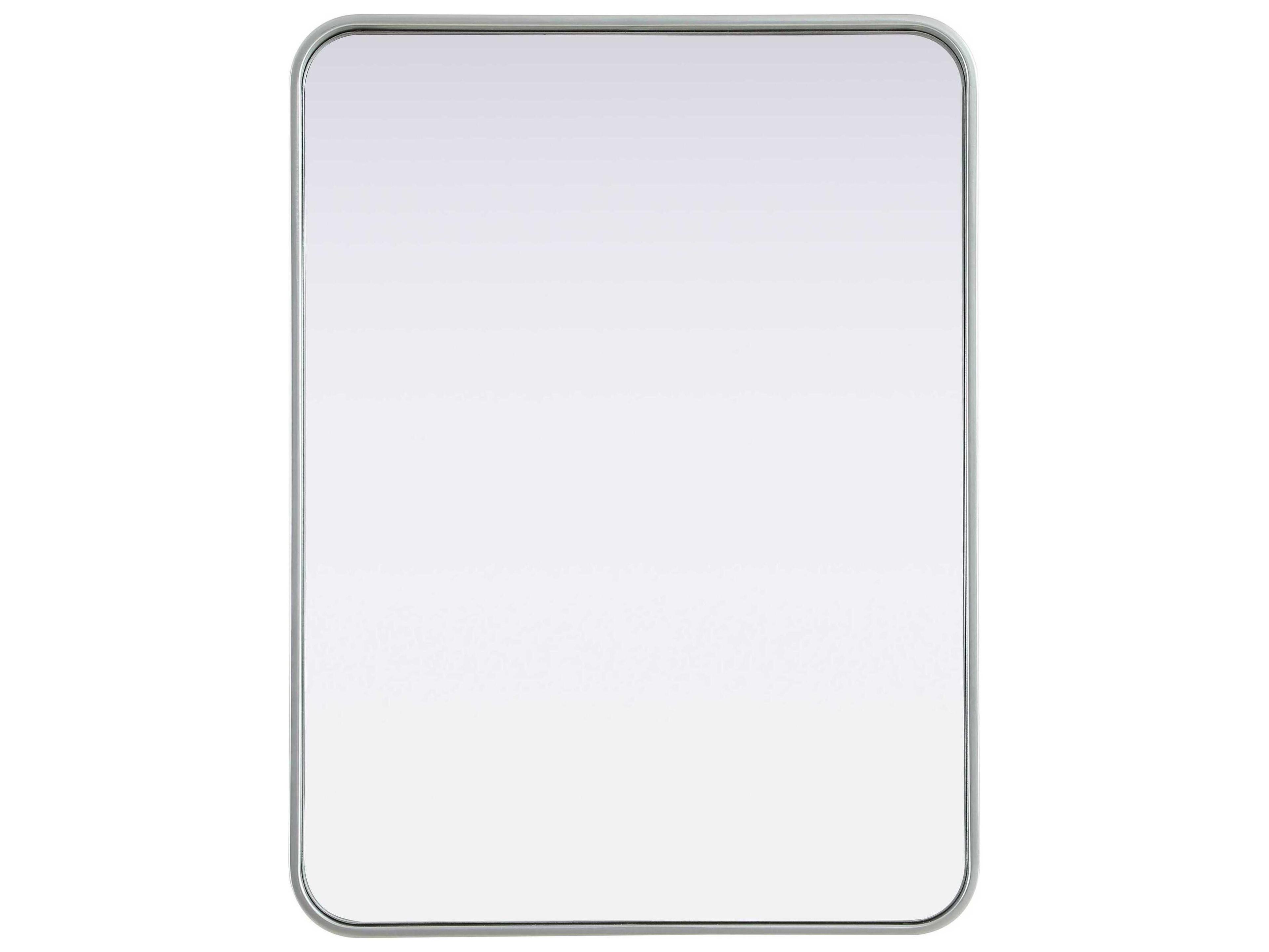 Elegant Lighting Remy Silver Rectangular Wall Mirror