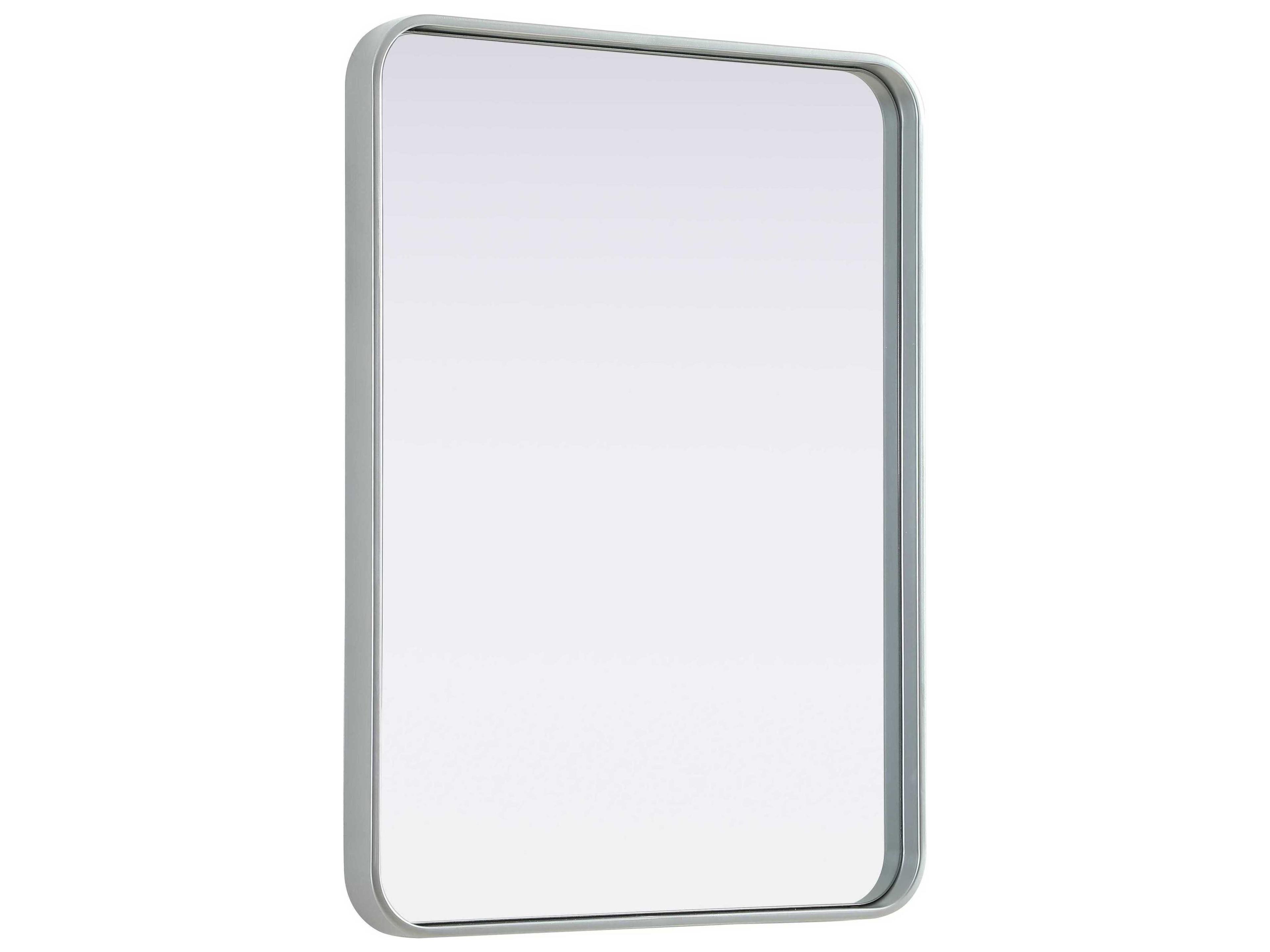 Elegant Lighting Remy Silver Rectangular Wall Mirror