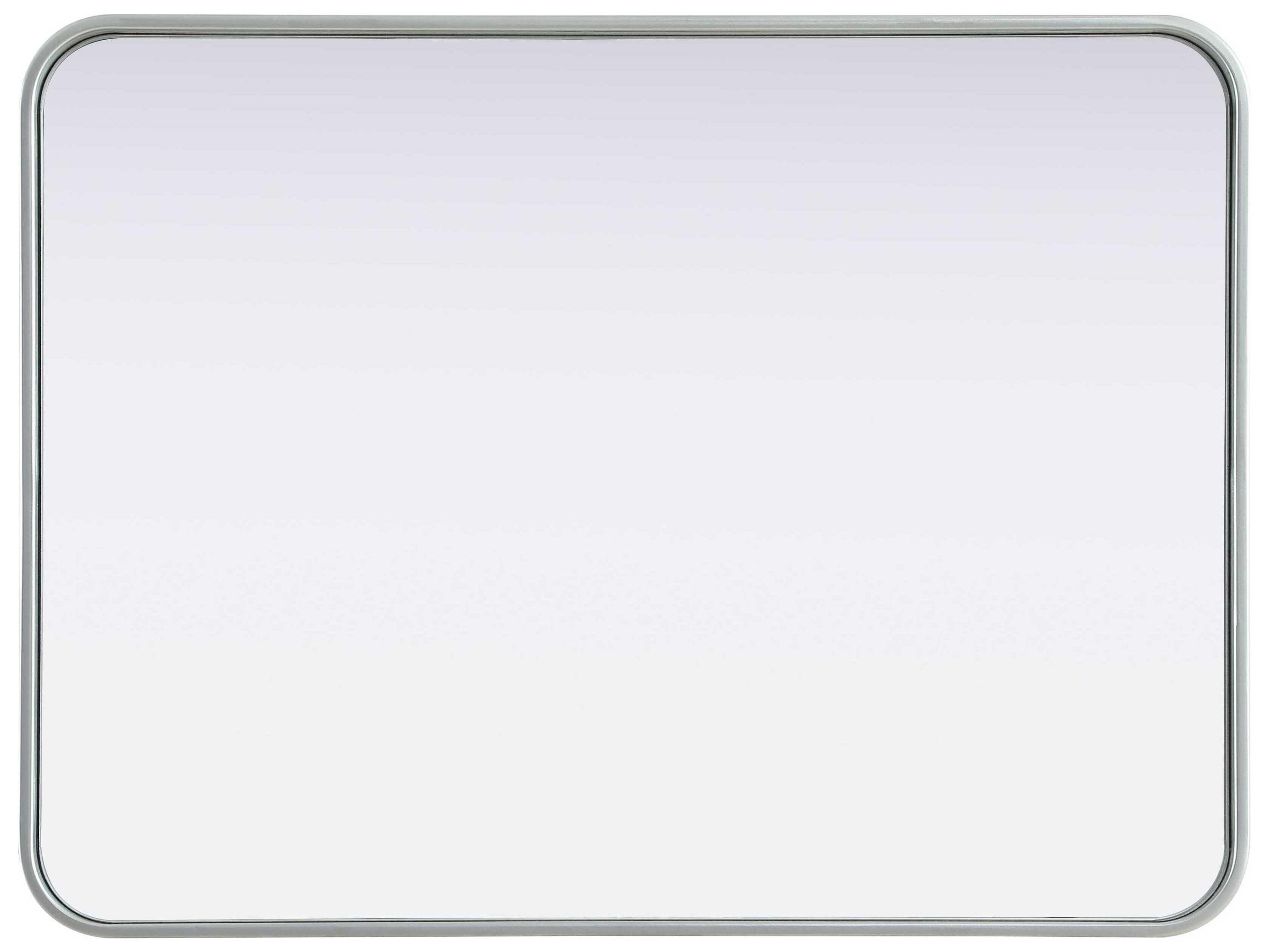 Elegant Lighting Remy Silver Rectangular Wall Mirror