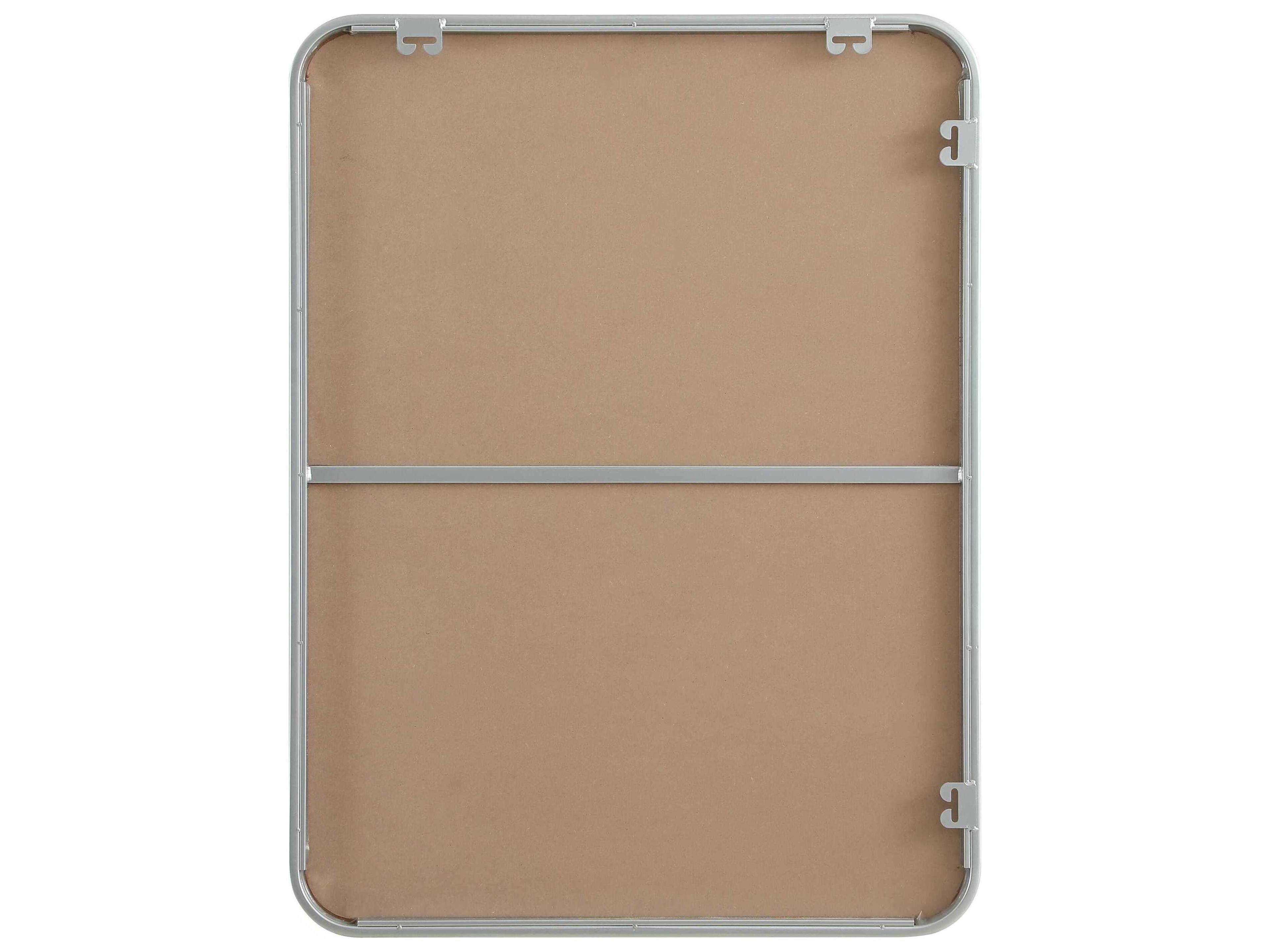 Elegant Lighting Remy Silver Rectangular Wall Mirror