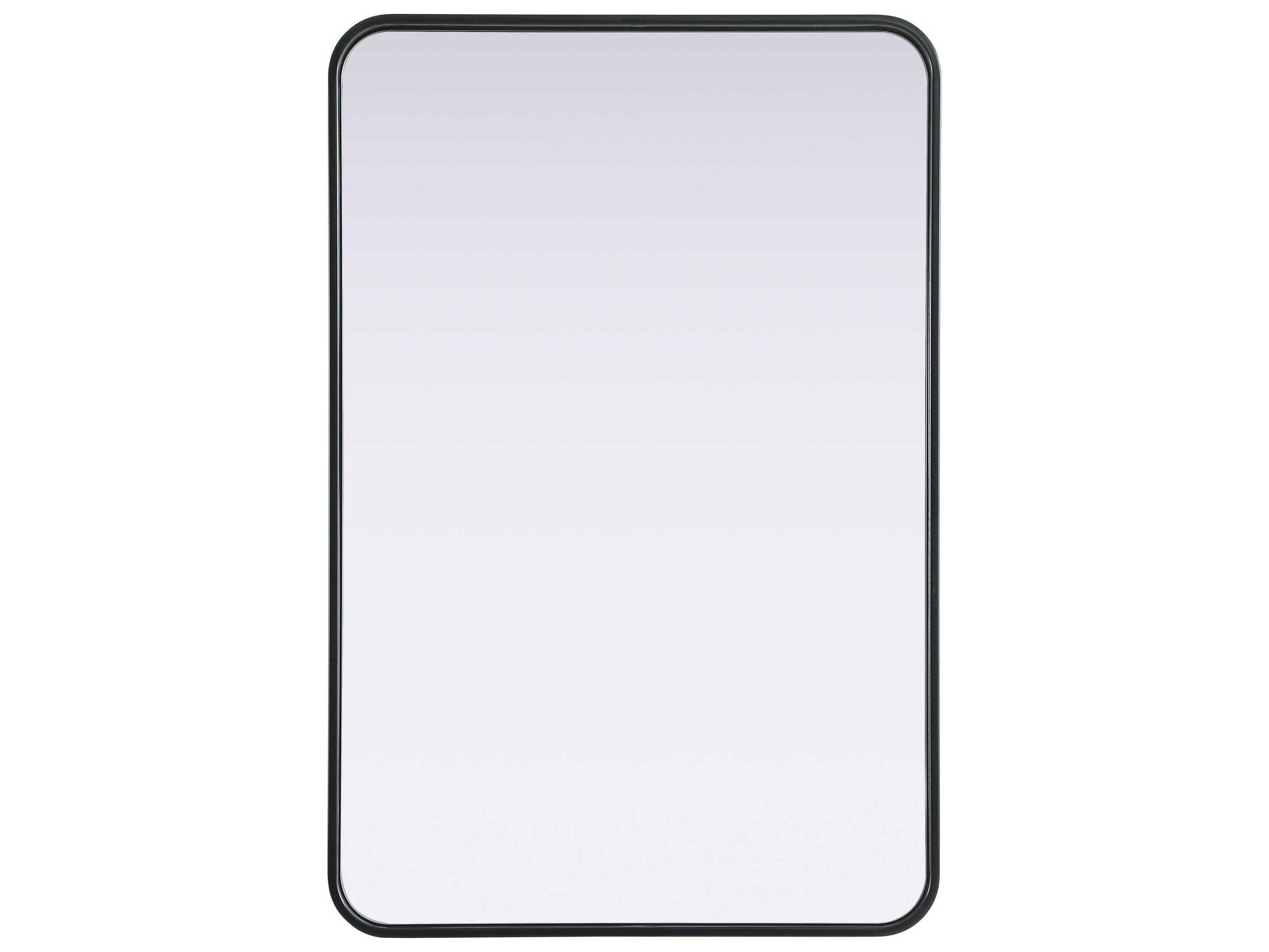 Remy Black Rectangular Wall Mirror