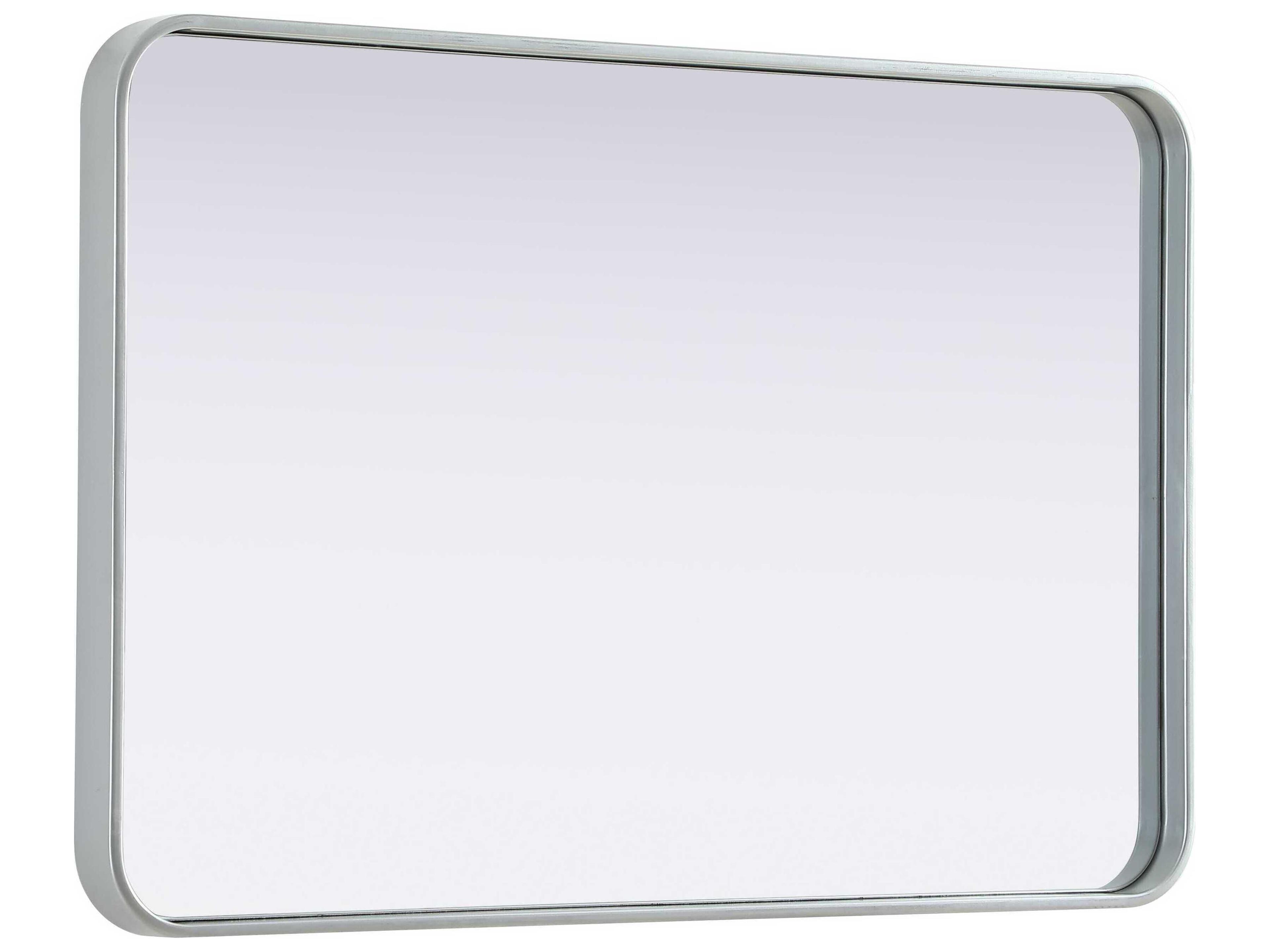 Elegant Lighting Remy Silver Rectangular Wall Mirror