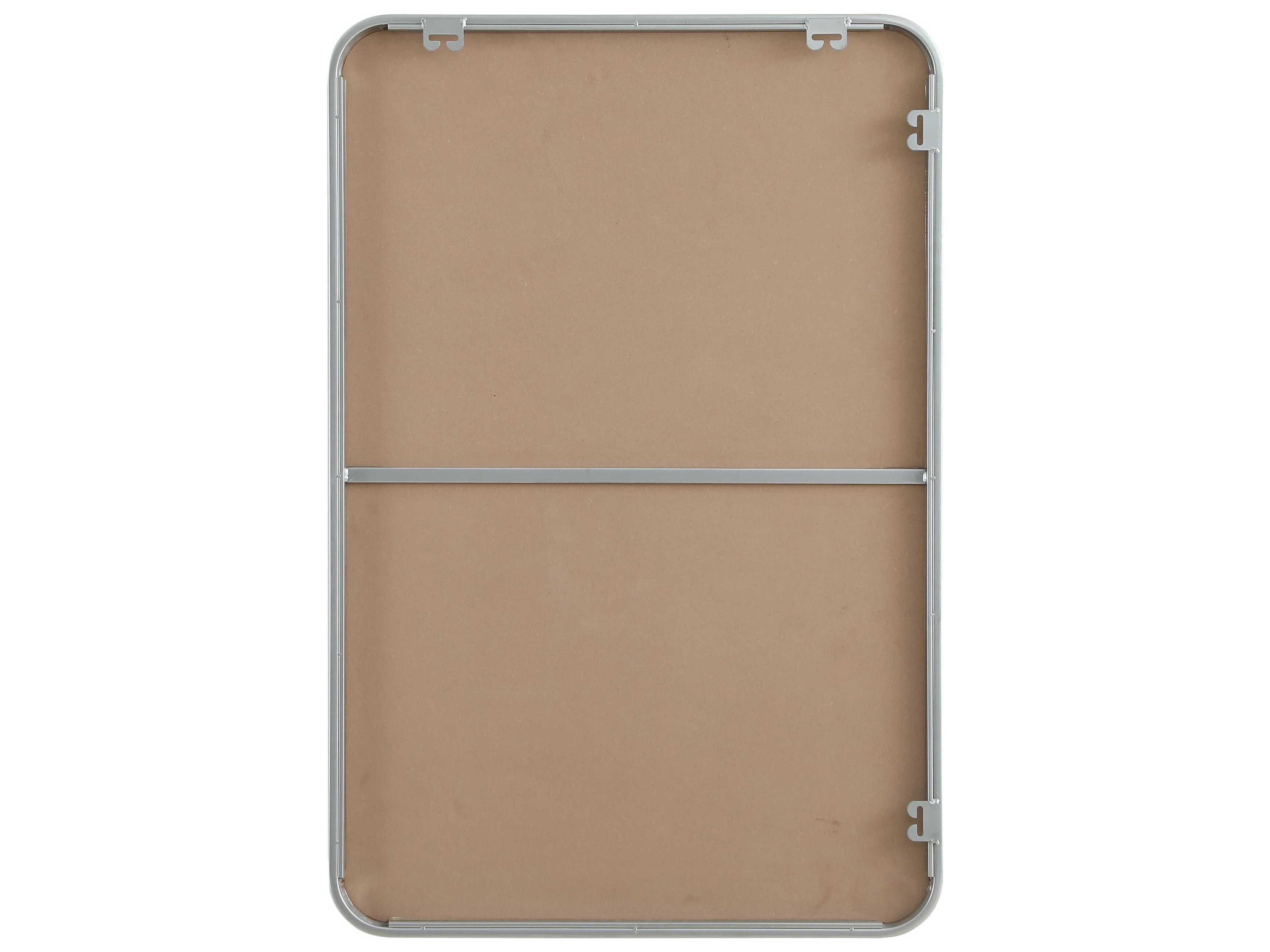 Elegant Lighting Remy Silver Rectangular Wall Mirror