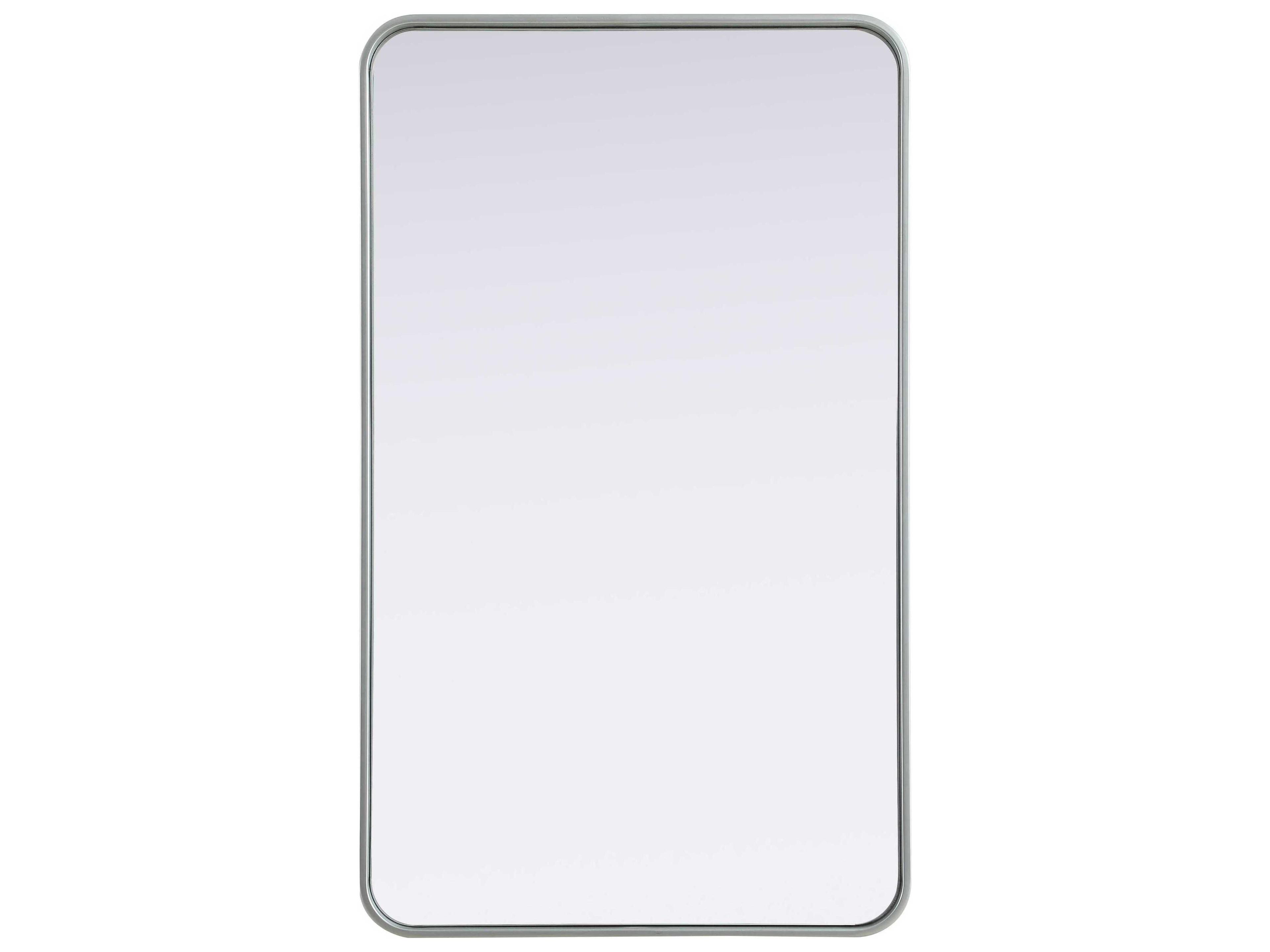 Elegant Lighting Remy Silver Rectangular Wall Mirror