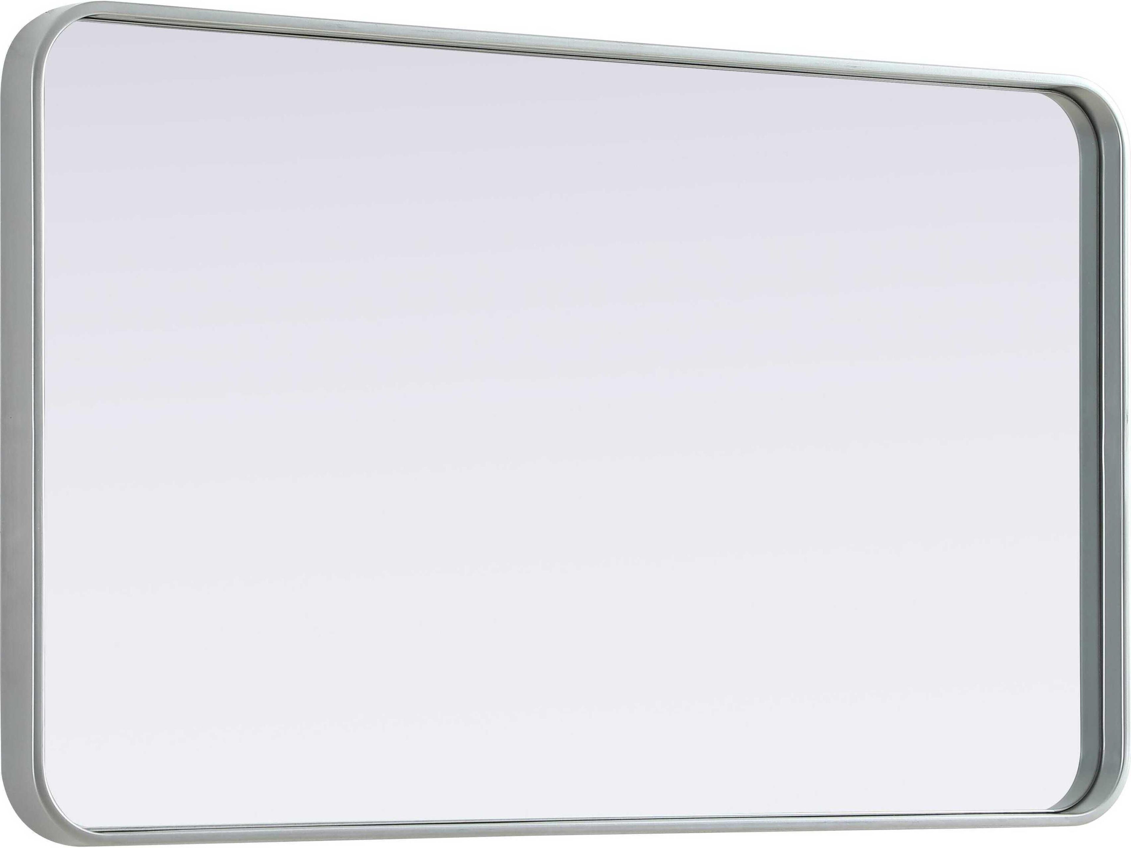 Elegant Lighting Remy Silver Rectangular Wall Mirror