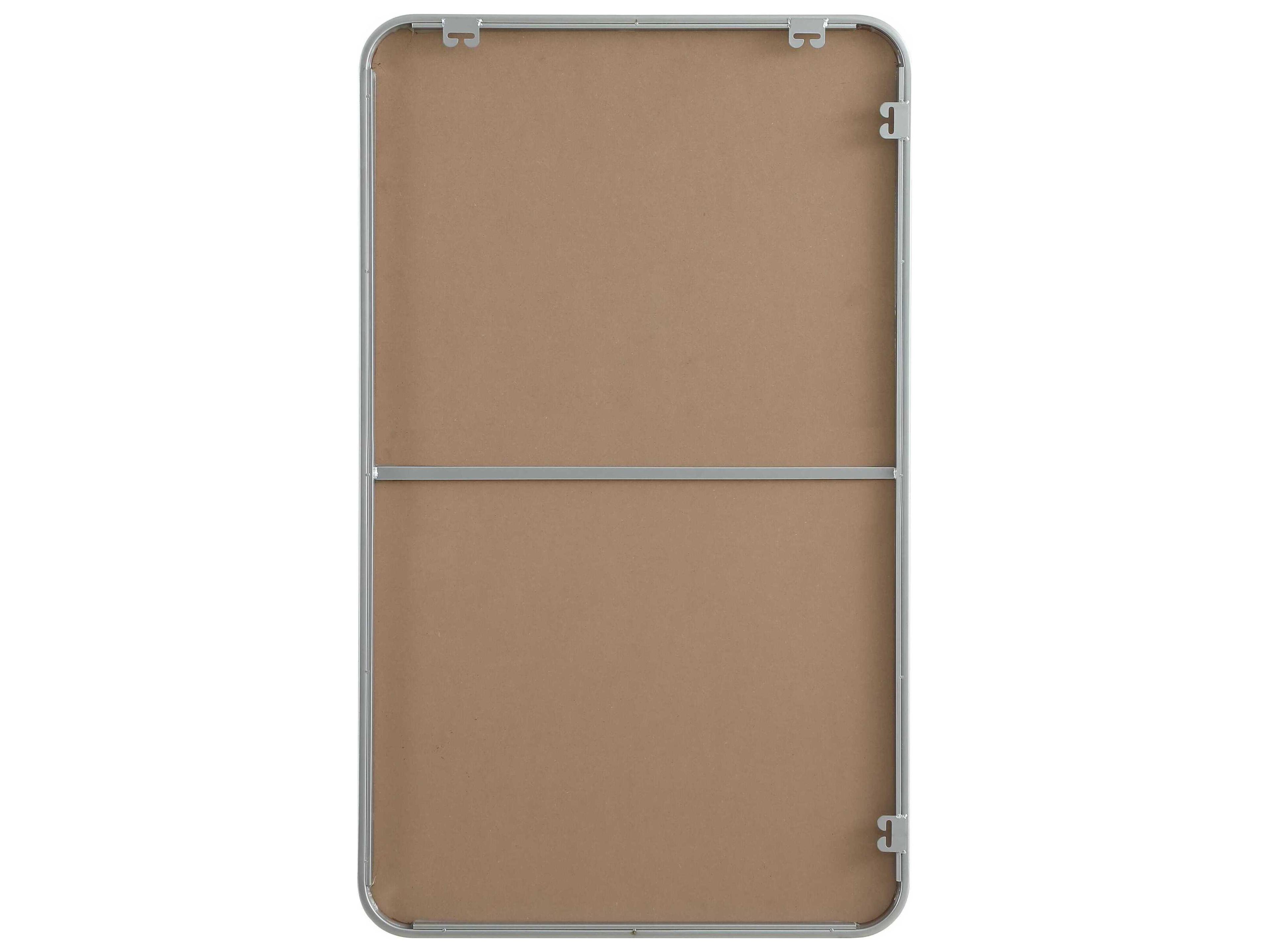 Elegant Lighting Remy Silver Rectangular Wall Mirror