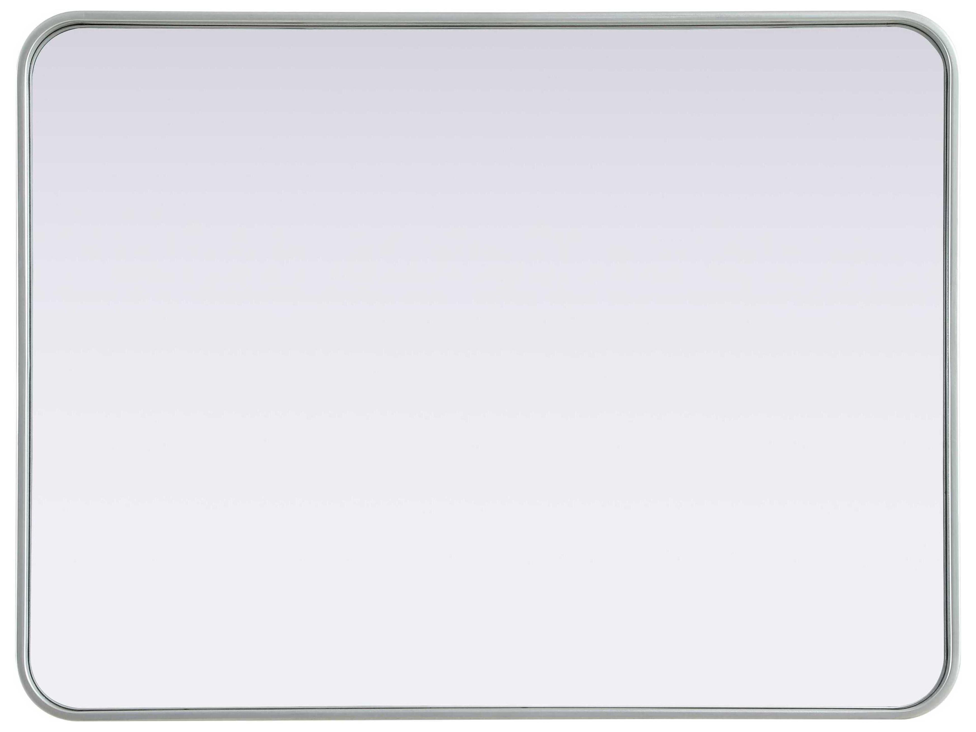 Elegant Lighting Remy Silver Rectangular Wall Mirror