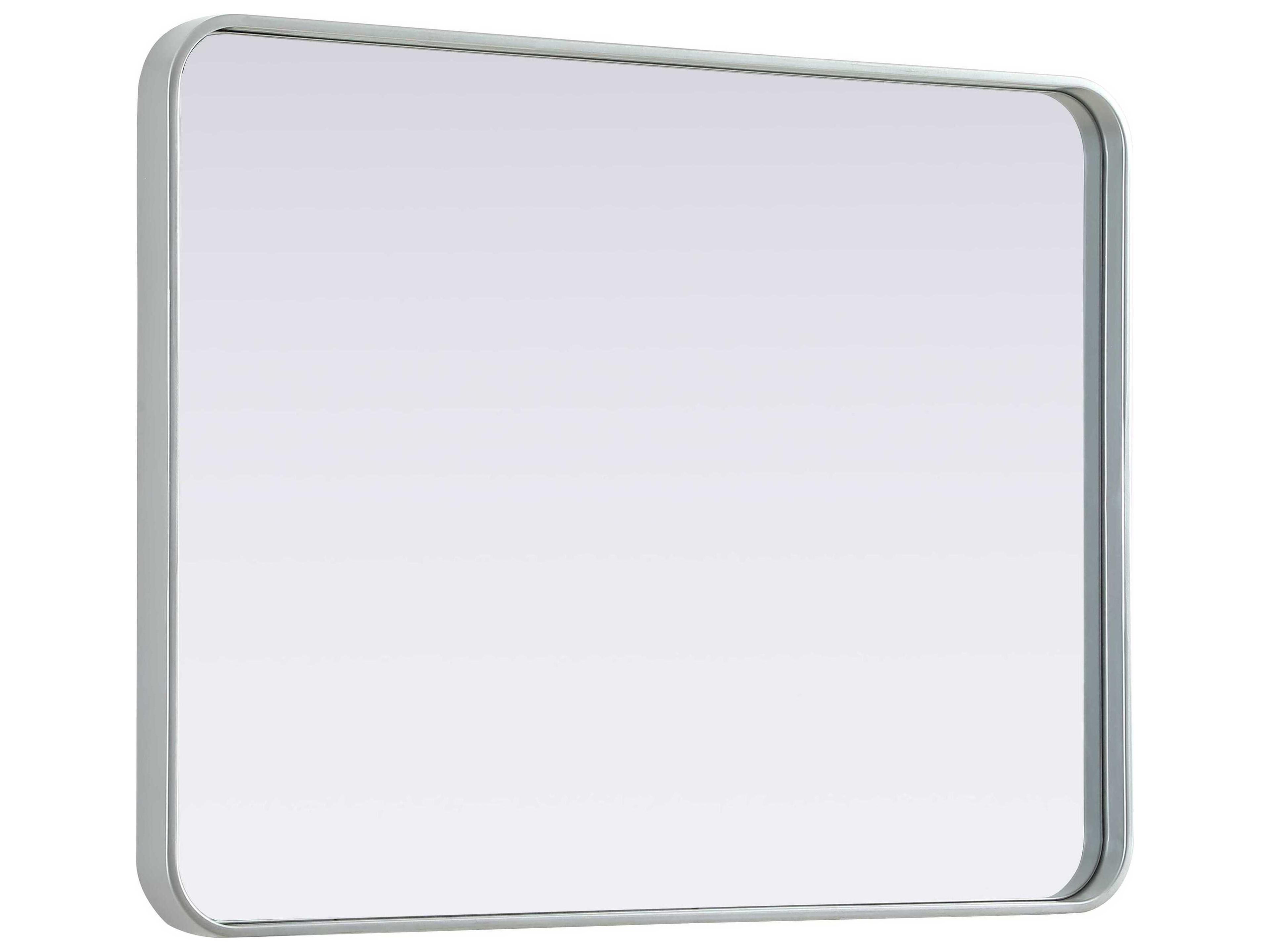 Elegant Lighting Remy Silver Rectangular Wall Mirror