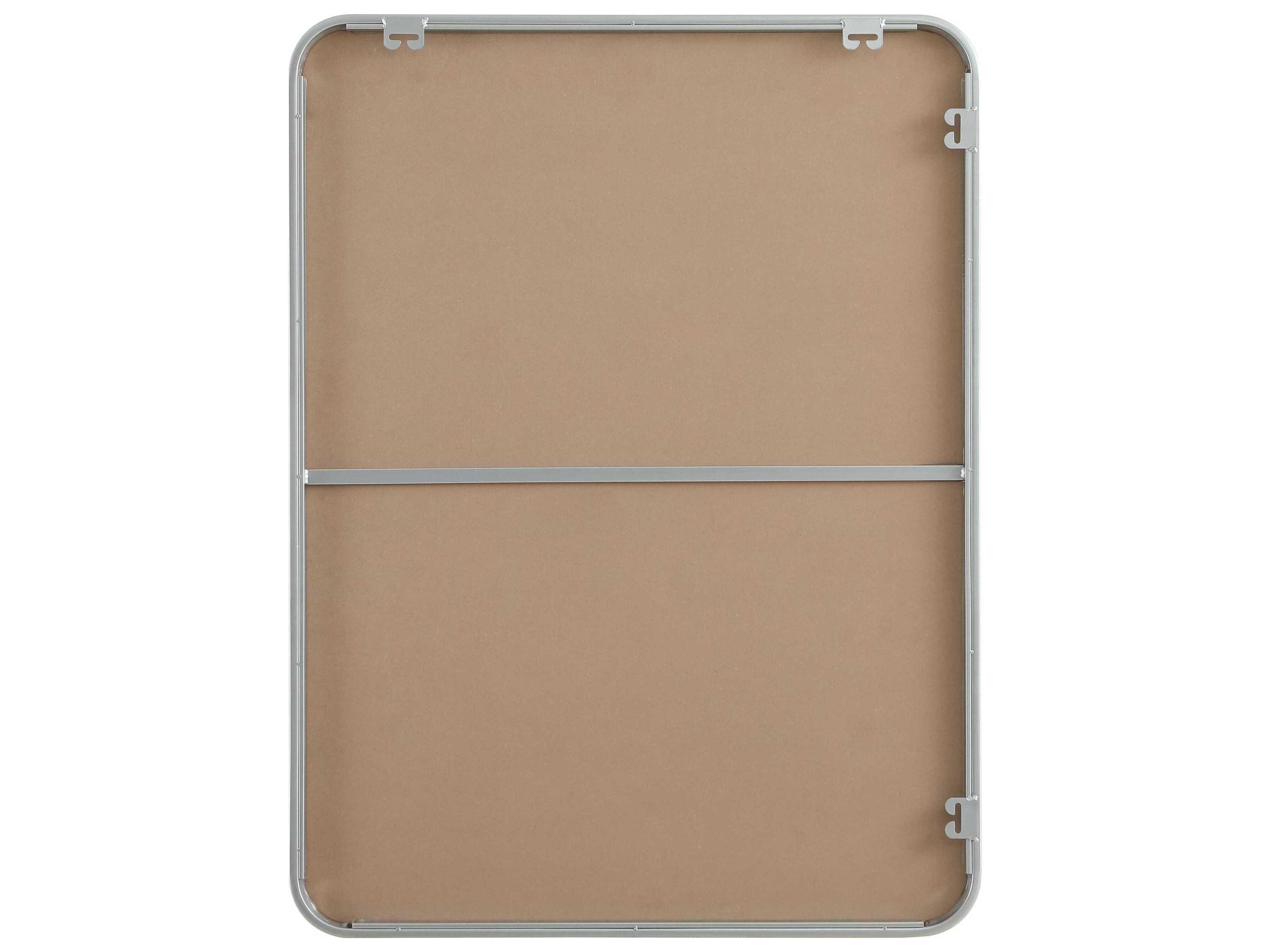 Elegant Lighting Remy Silver Rectangular Wall Mirror