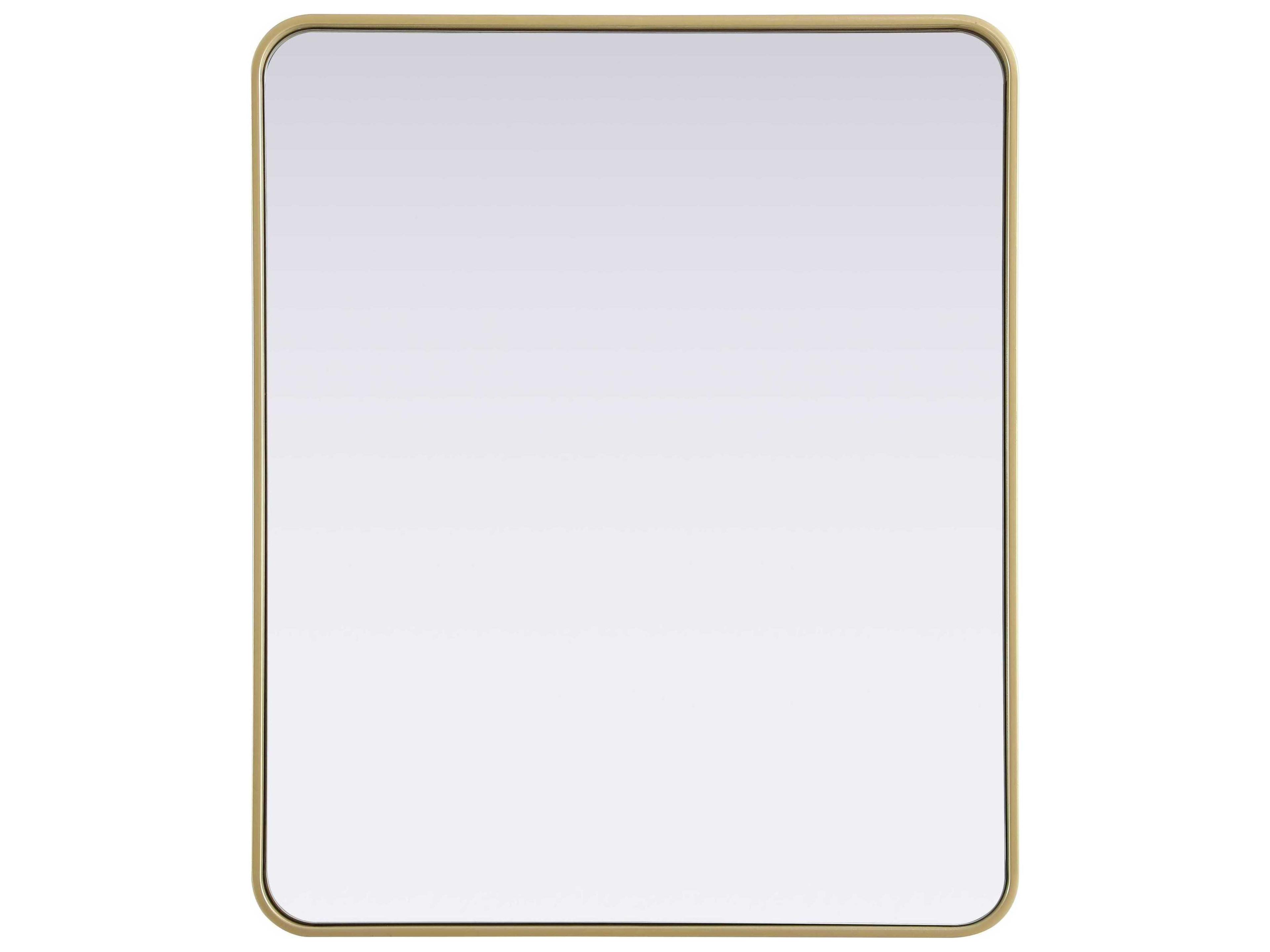 Remy Brass Rectangular Wall Mirror