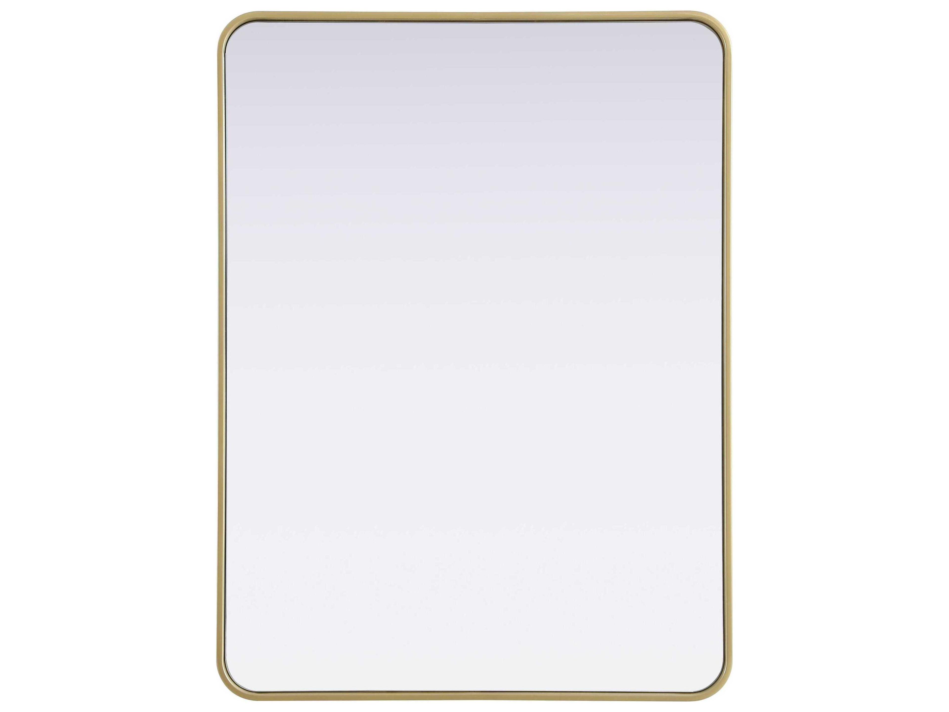 Remy Brass Rectangular Wall Mirror