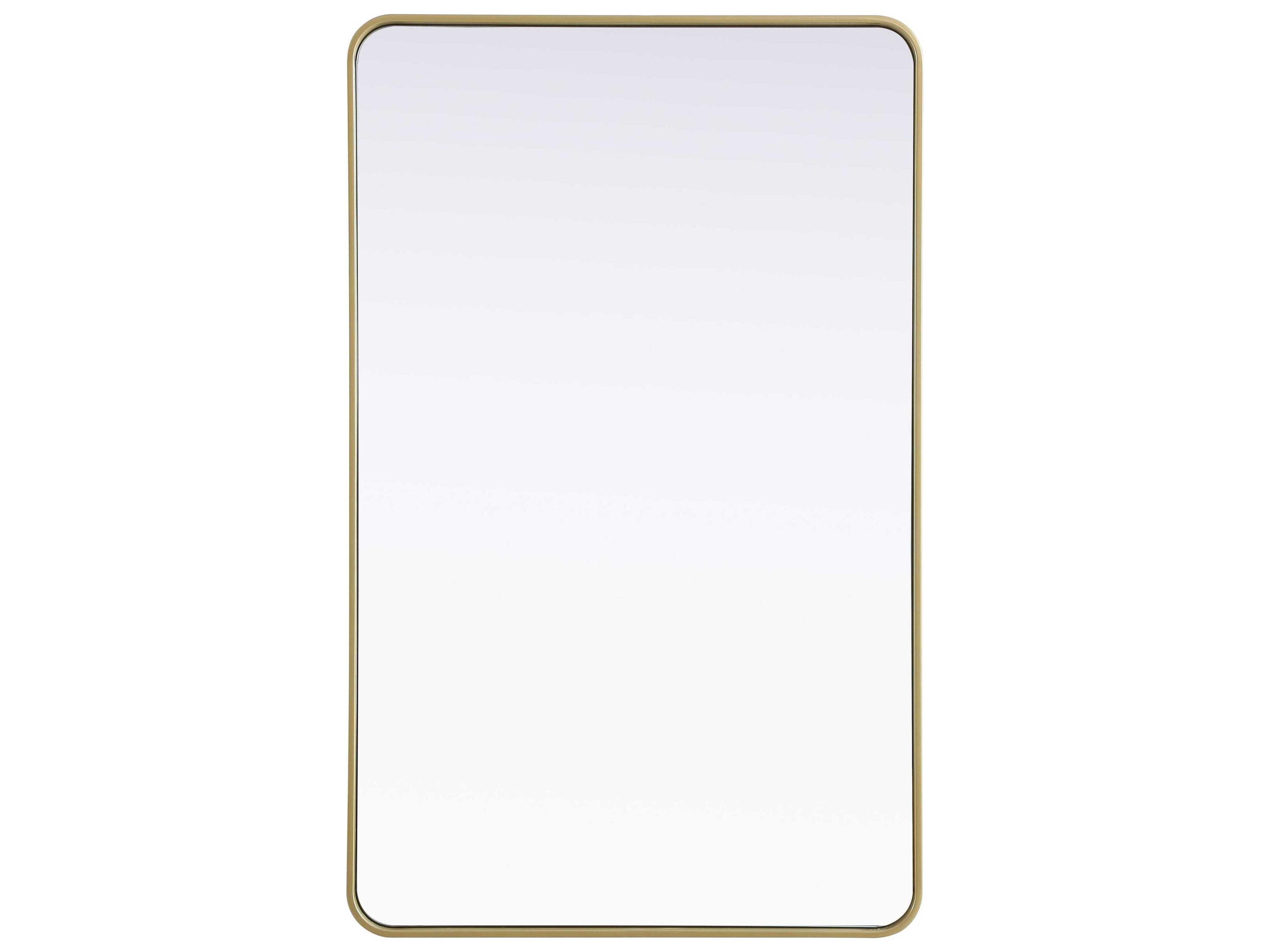 Remy Brass Rectangular Wall Mirror
