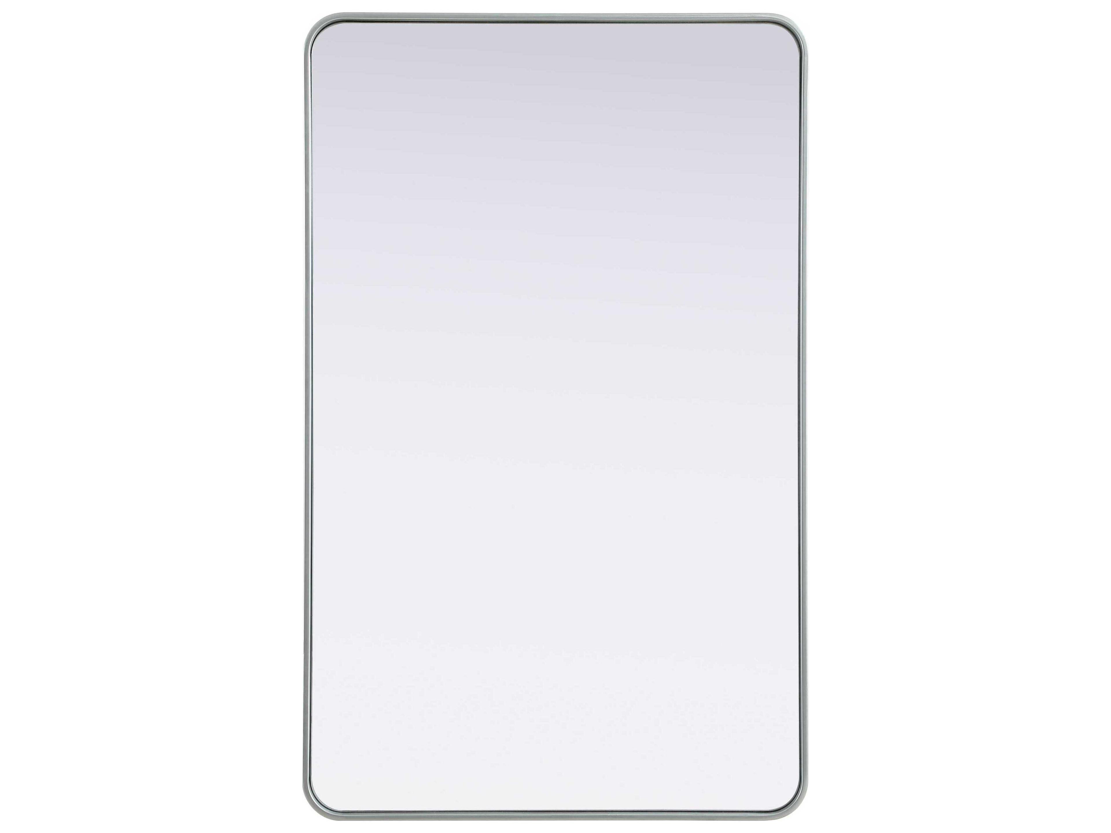 Remy Silver Rectangular Wall Mirror