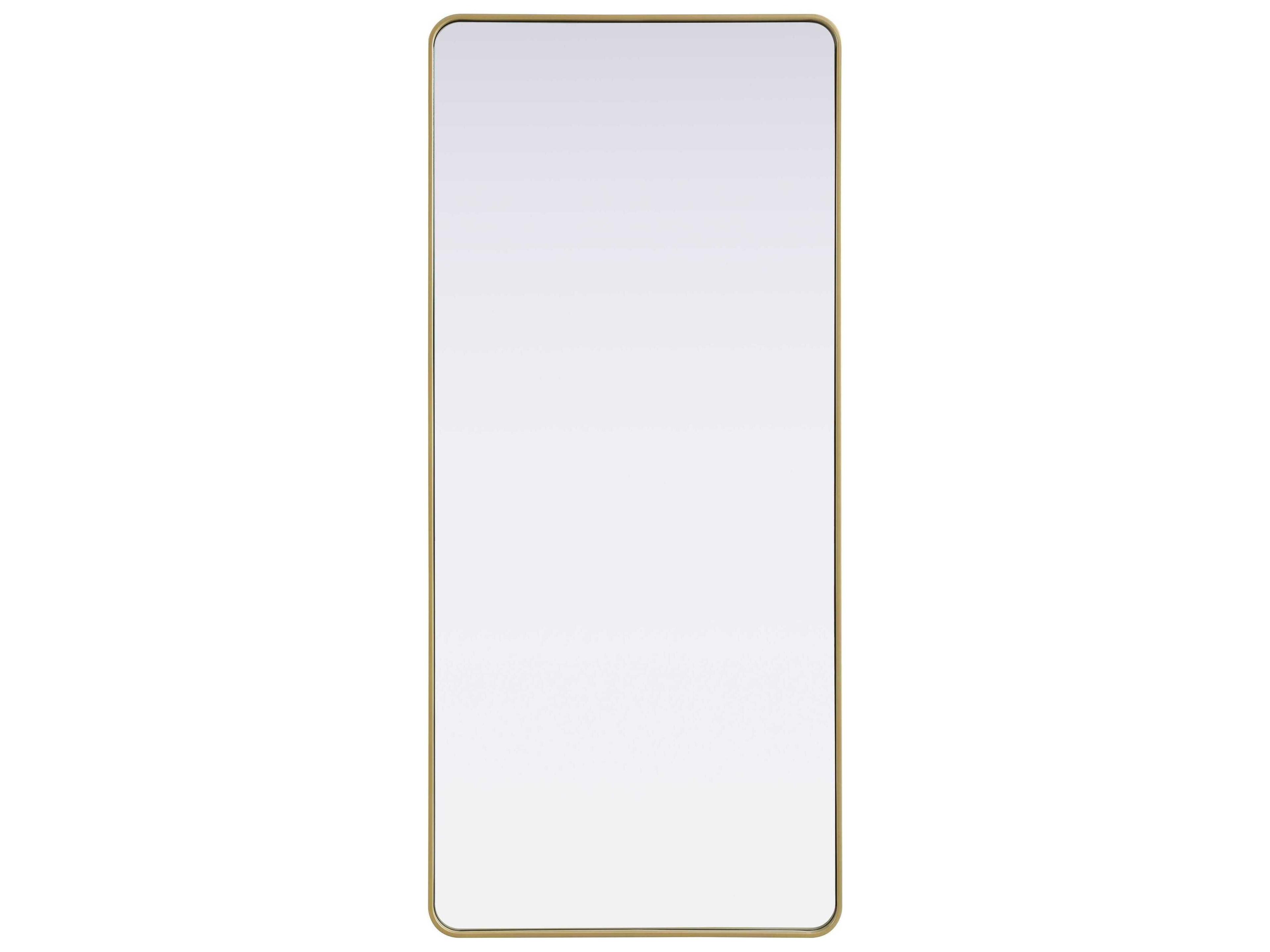 Remy Brass Rectangular Wall Mirror