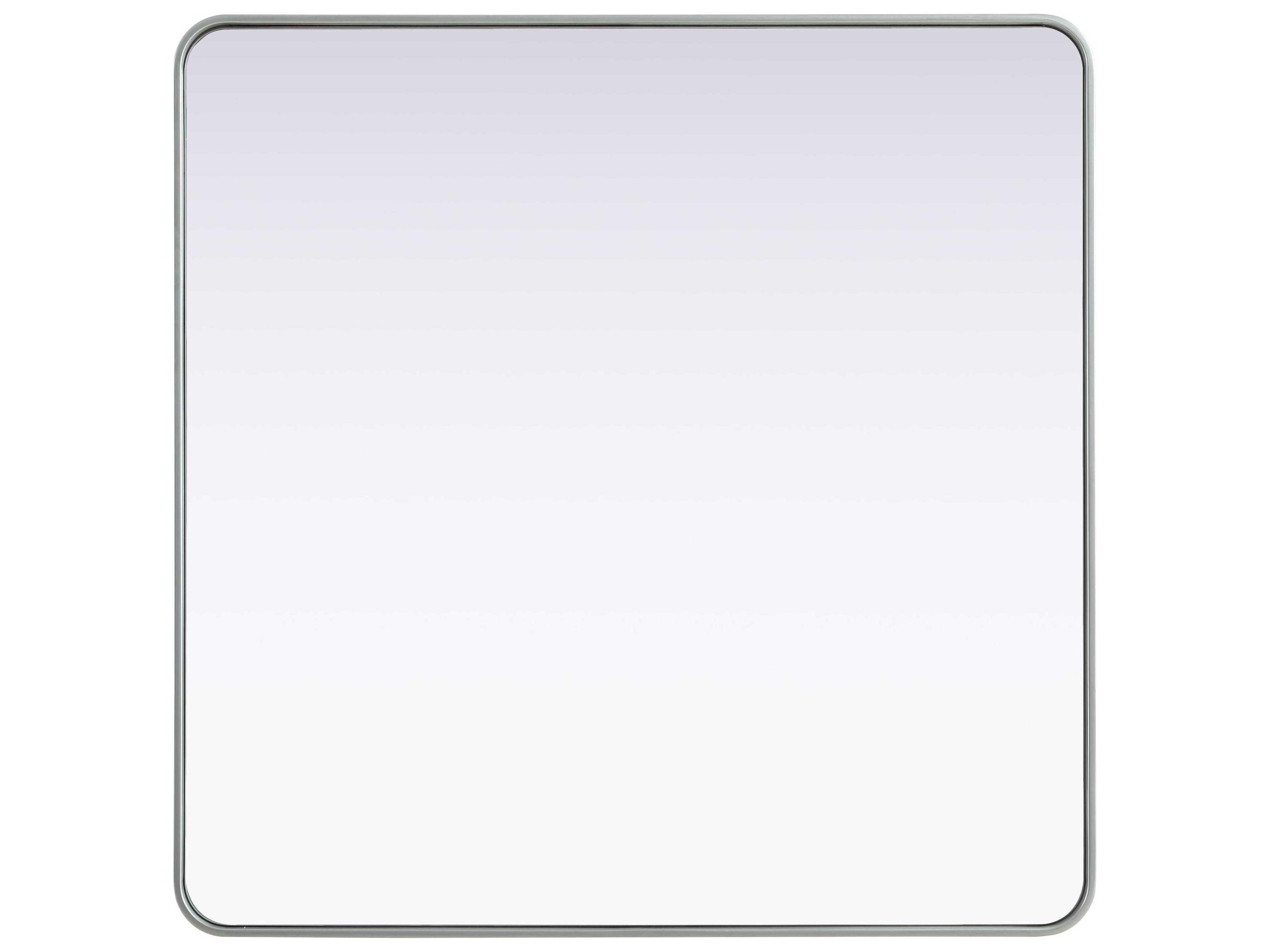 Remy Silver Square Wall Mirror