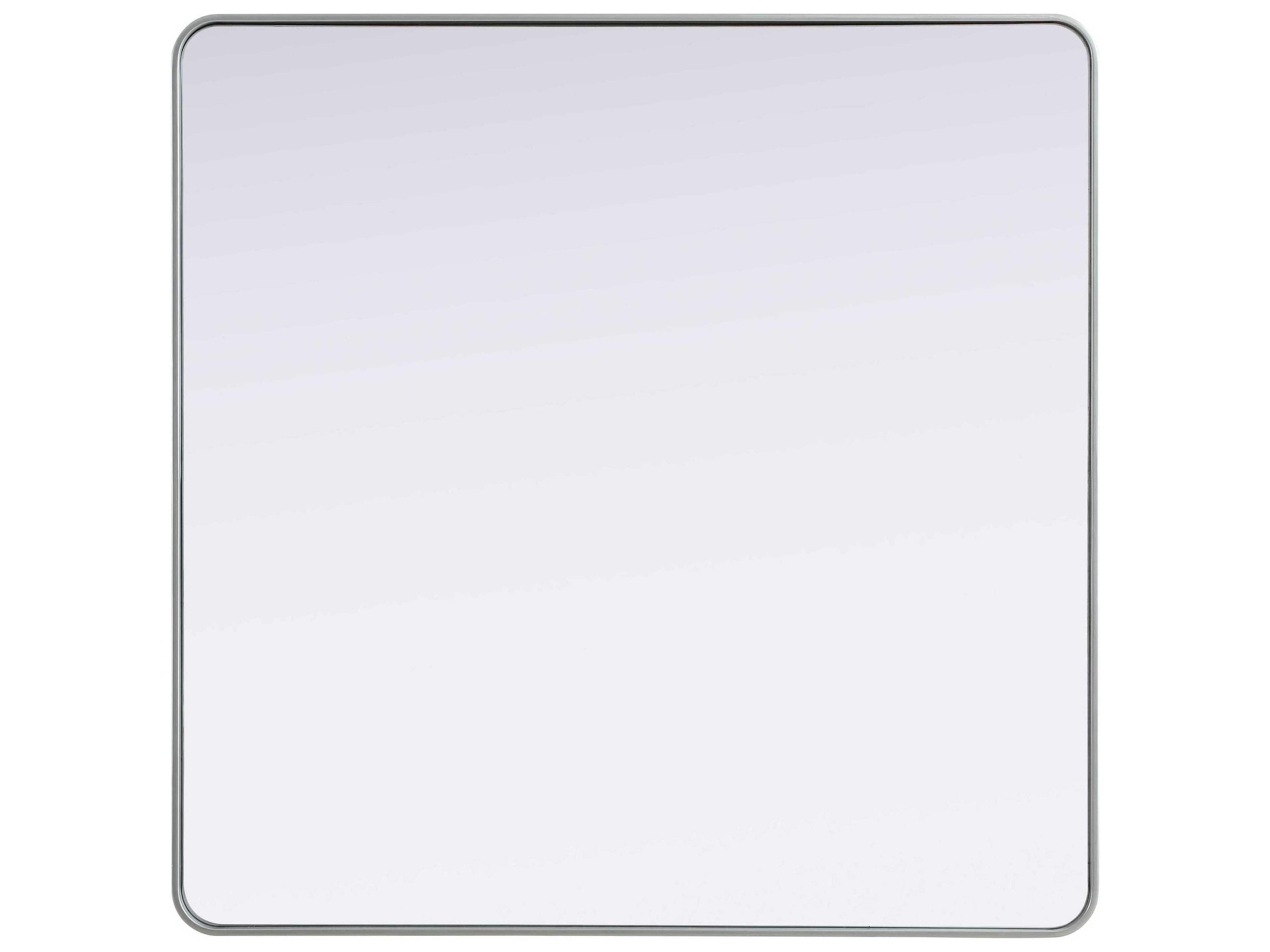 Remy Silver Square Wall Mirror