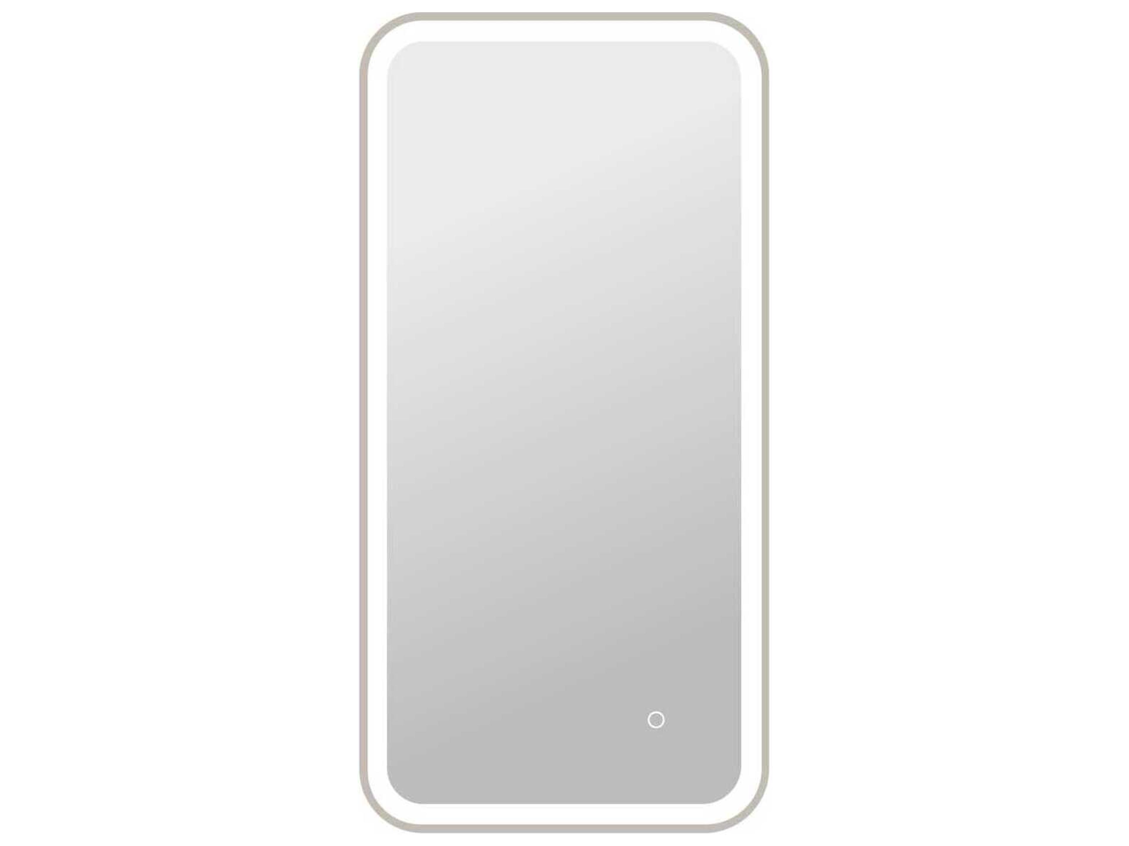 Harmoni Silver Rectangular Wall Mirror