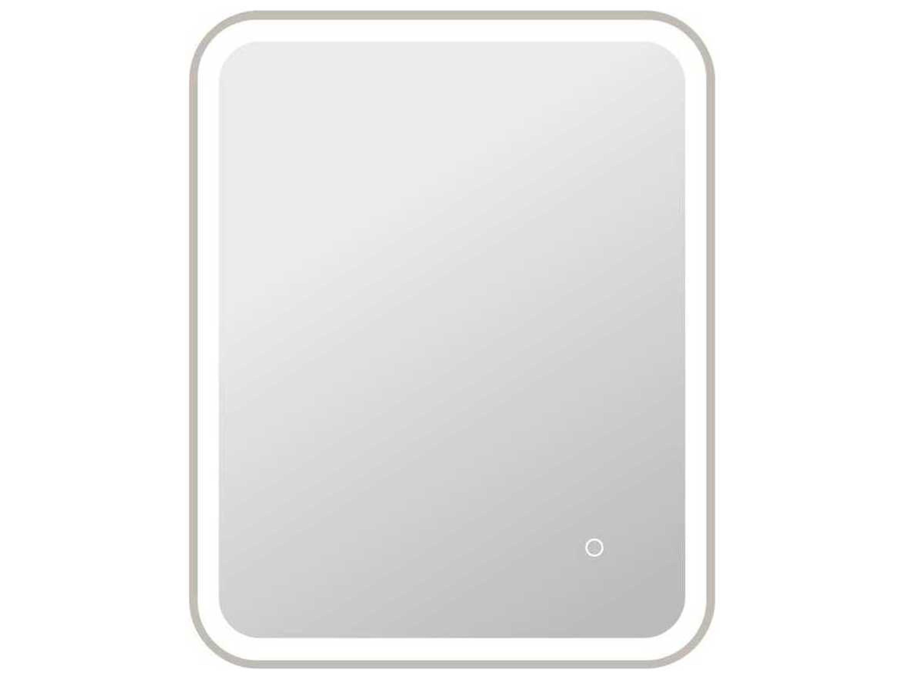 Harmoni Silver Rectangular Wall Mirror