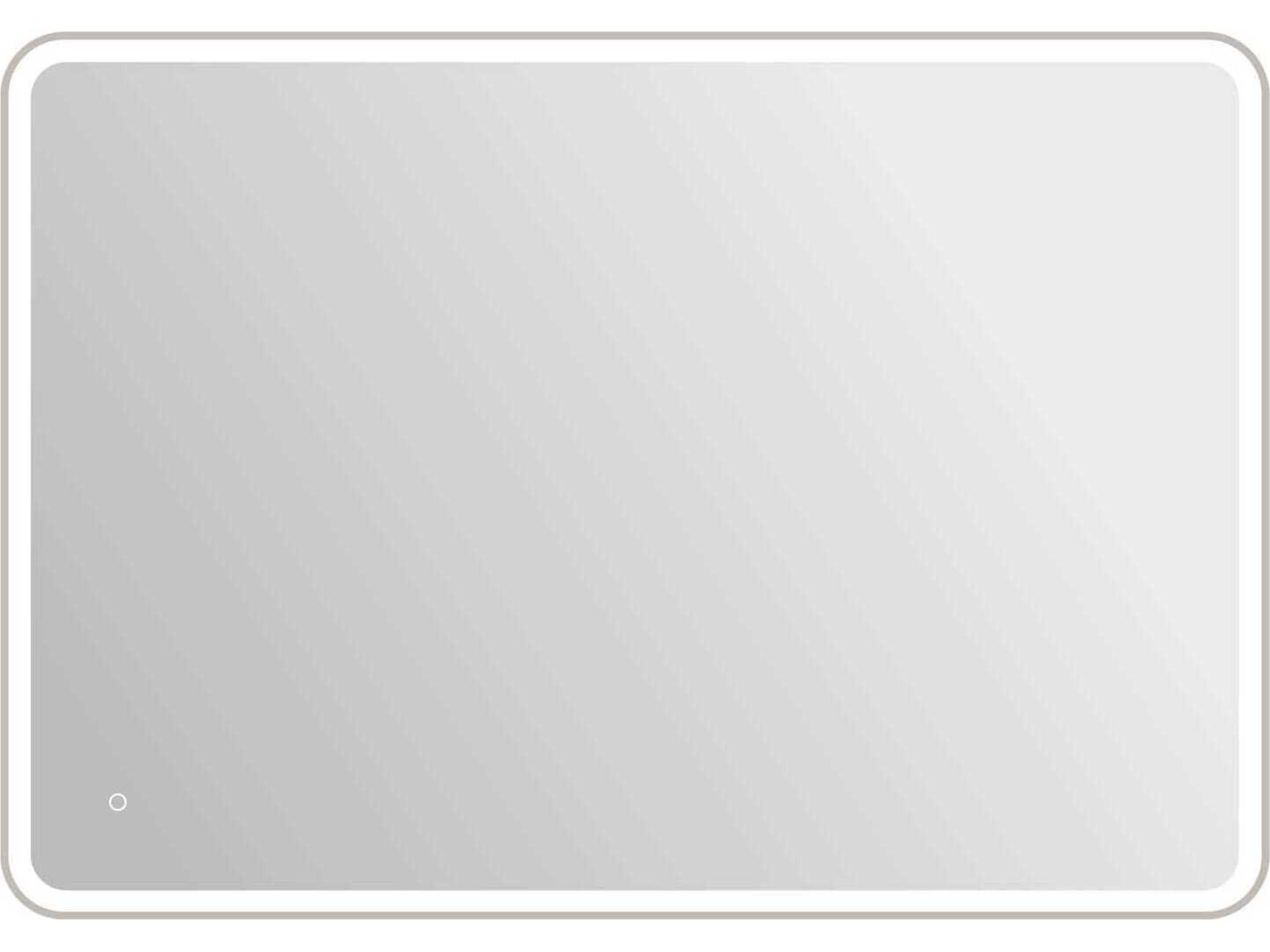 Harmoni Silver Rectangular Wall Mirror