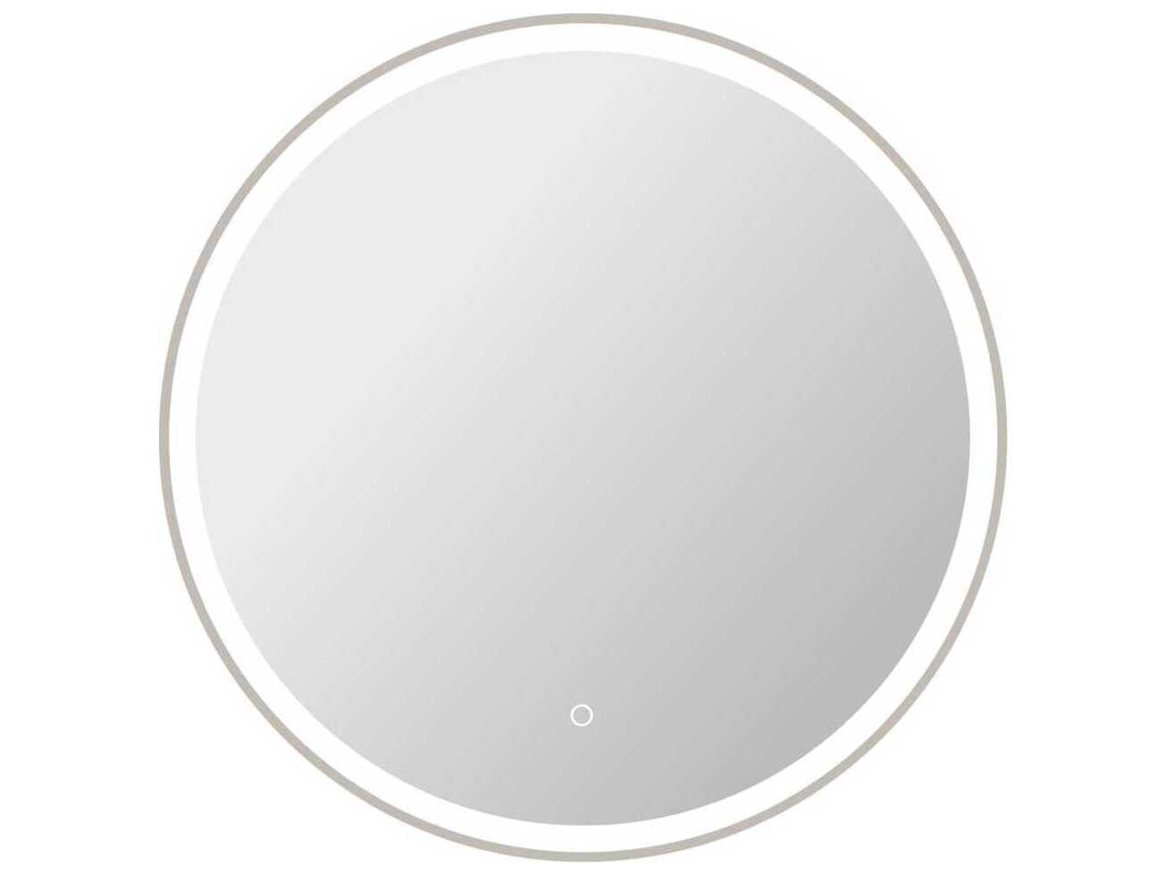 Harmoni Silver Round Wall Mirror