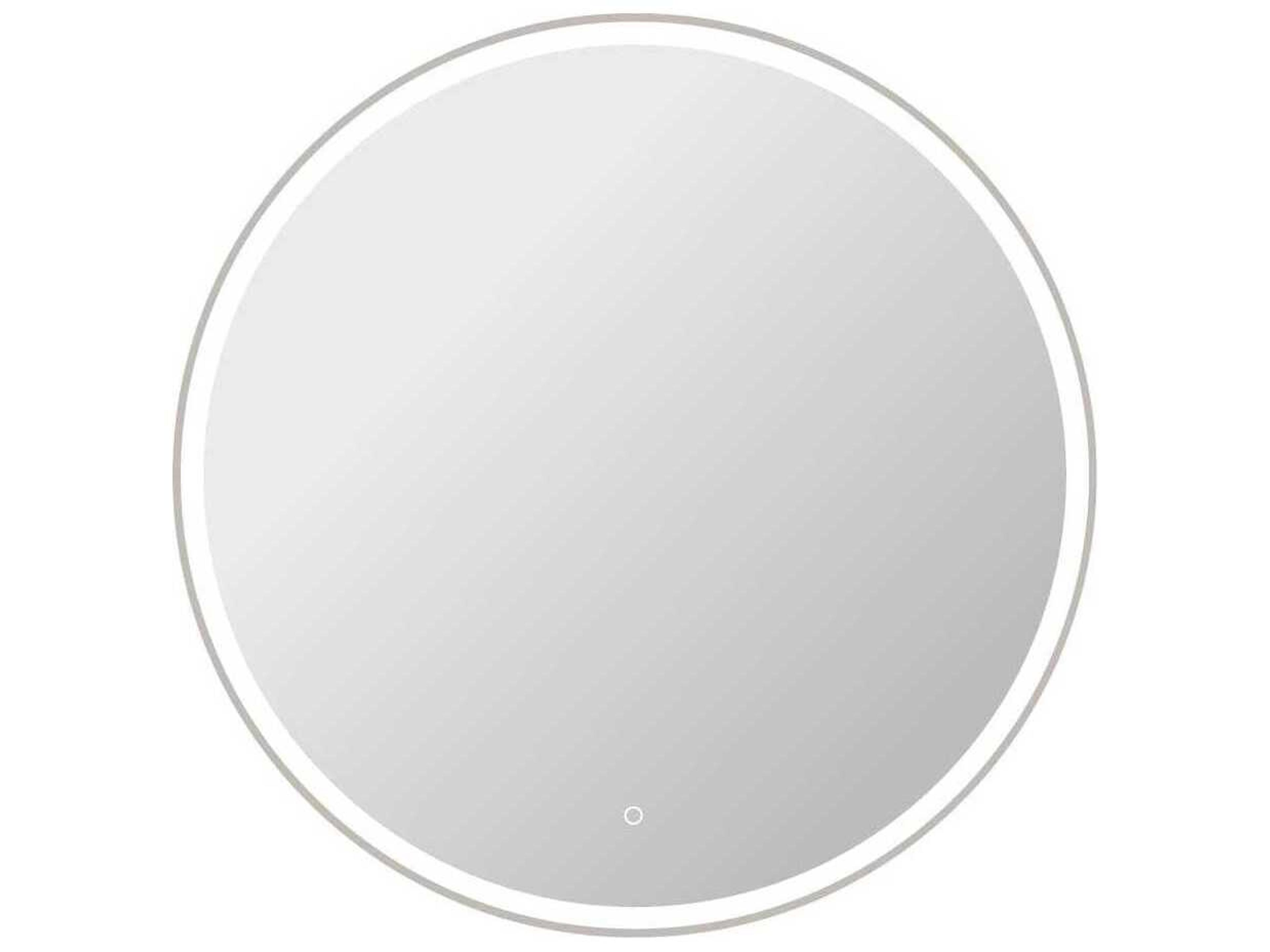 Harmoni Silver Round Wall Mirror