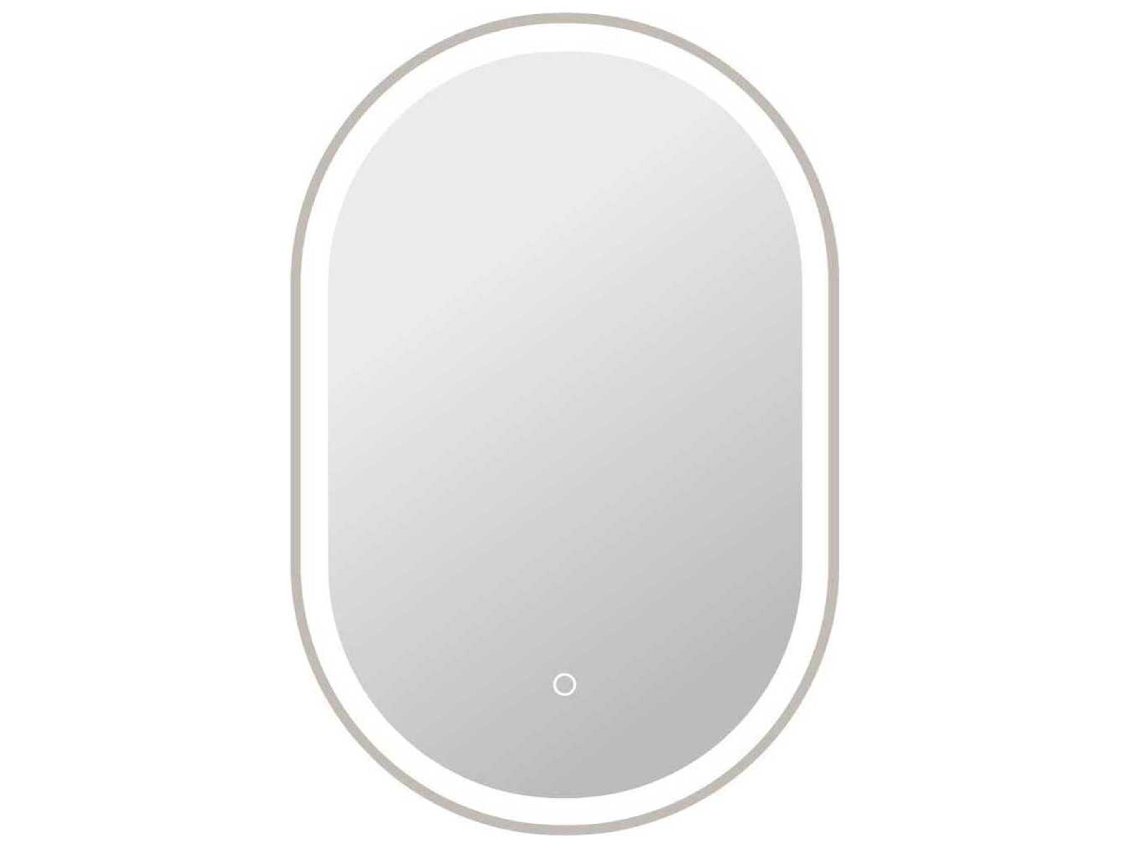 Harmoni Silver Oval Wall Mirror