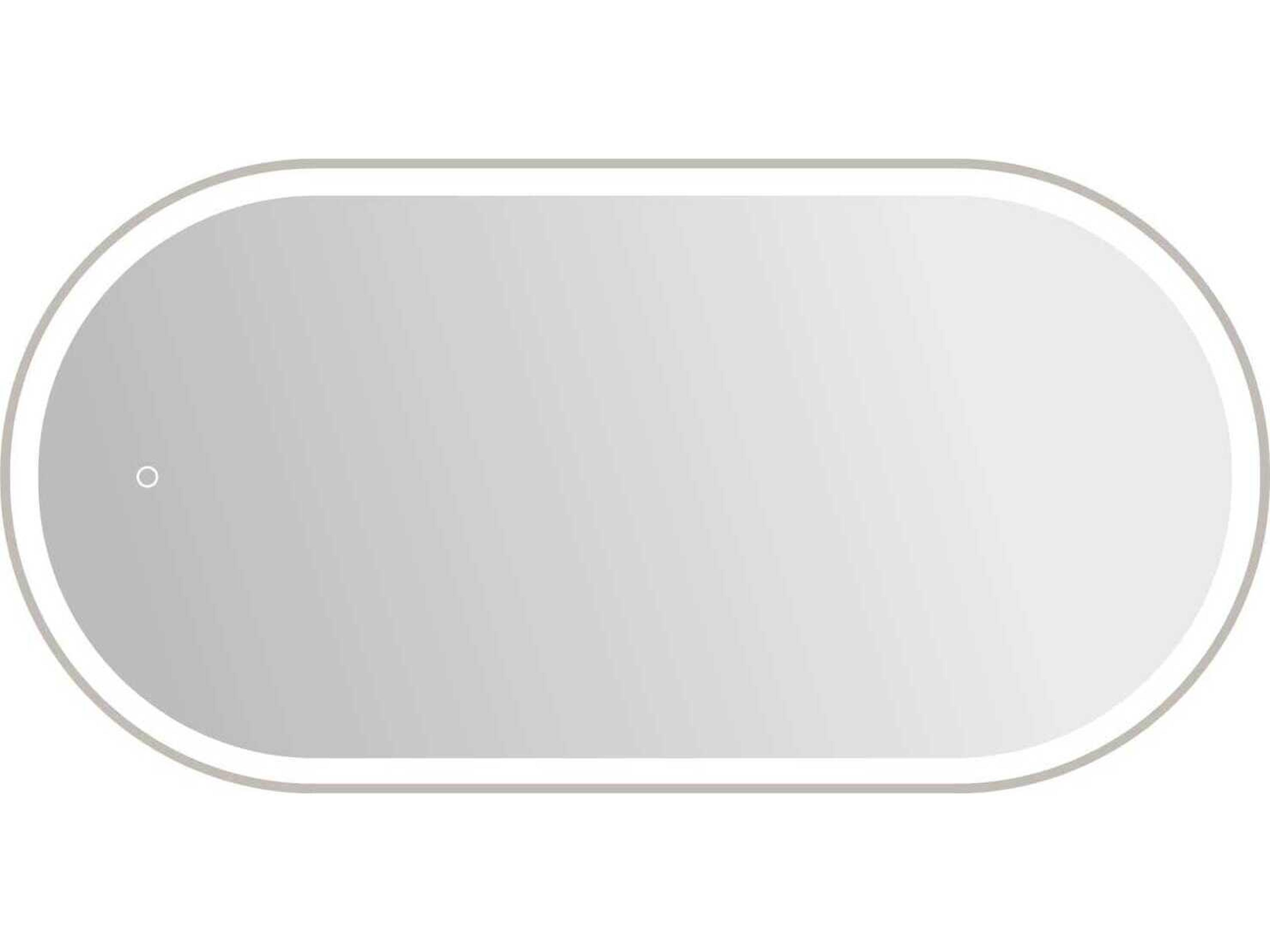 Harmoni Silver Oval Wall Mirror
