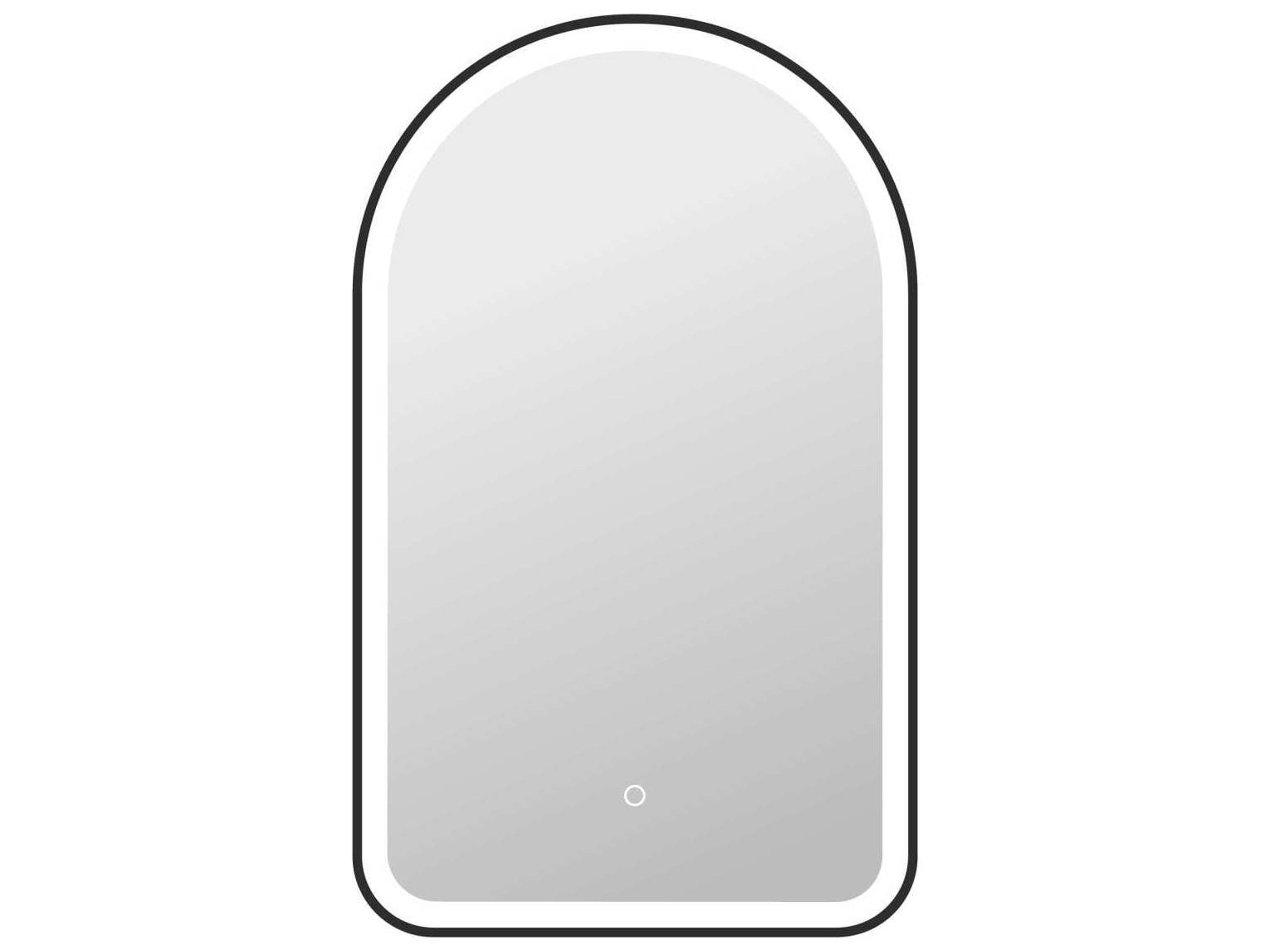 Harmoni Black Arch Wall Mirror