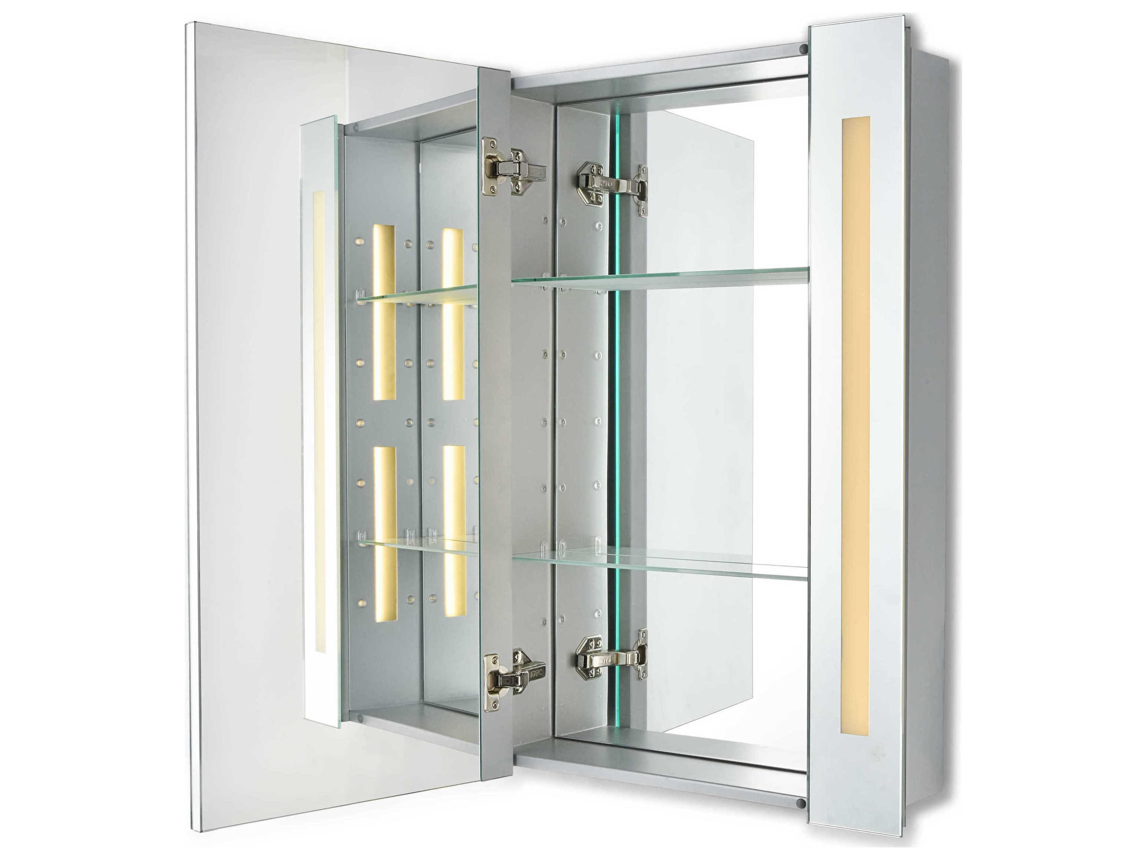 Elegant Lighting Elixir Silver Powder Coating Wall Mirror