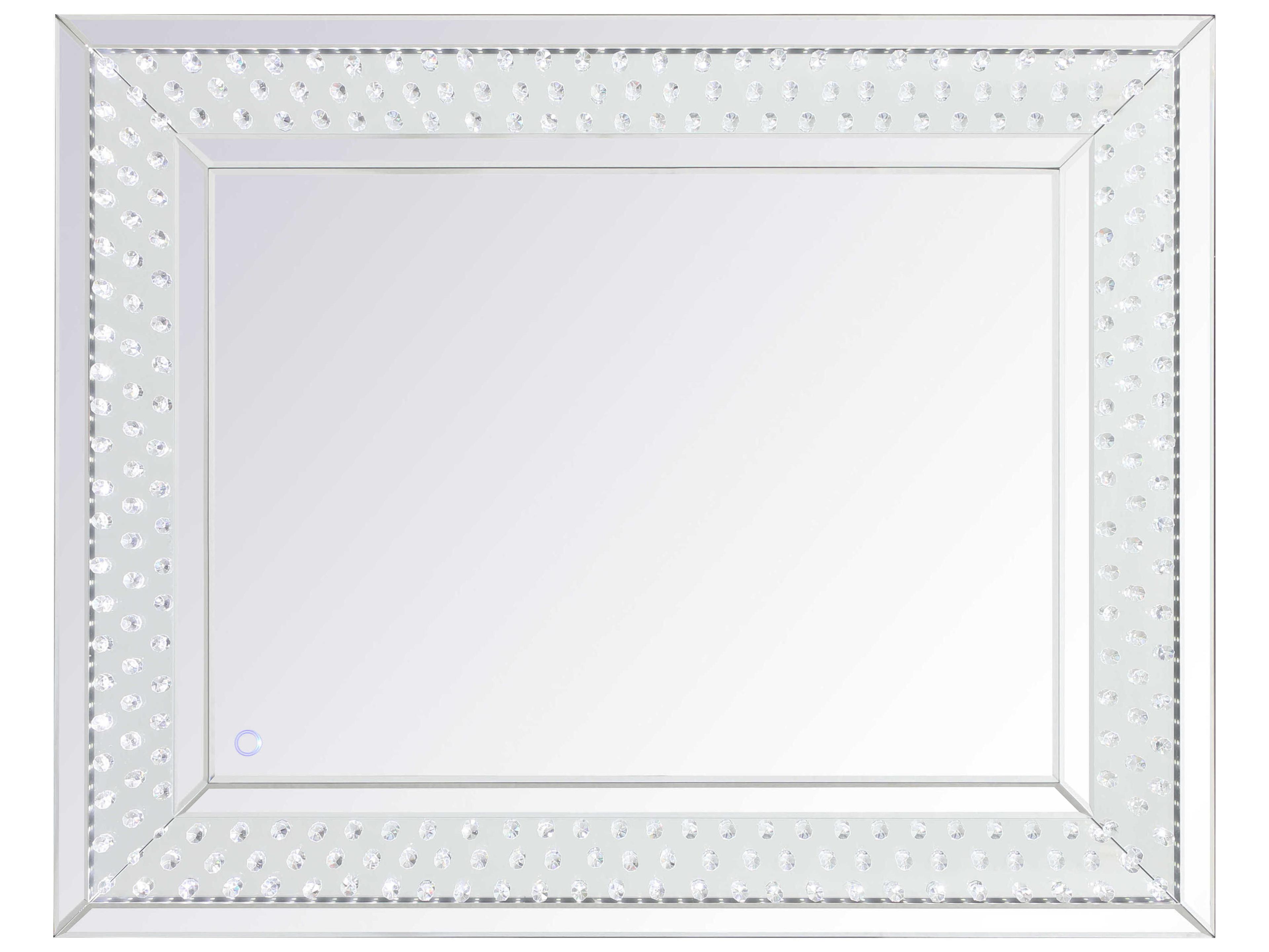 Elegant Lighting Raiden Rectangular LED Wall Mirror