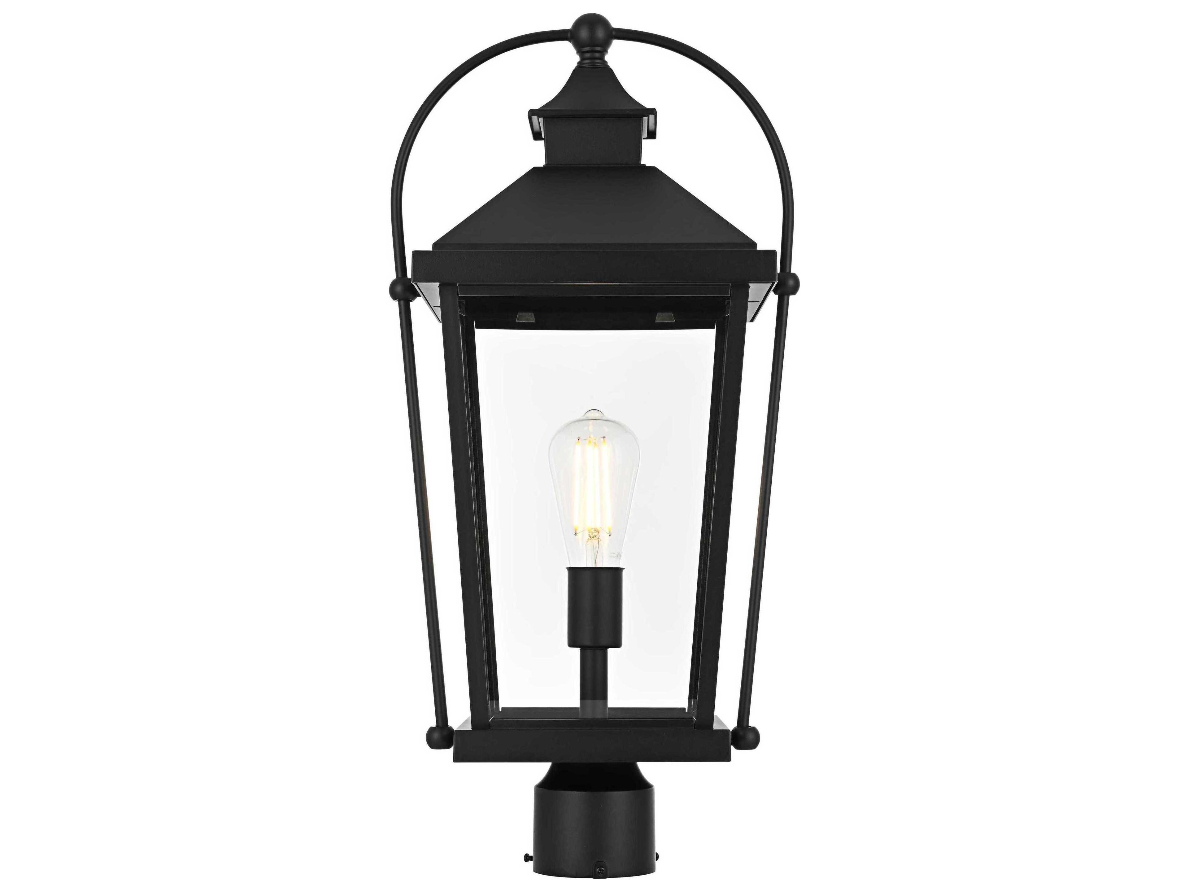 Elegant Lighting Luz 1-Light Outdoor Post Light