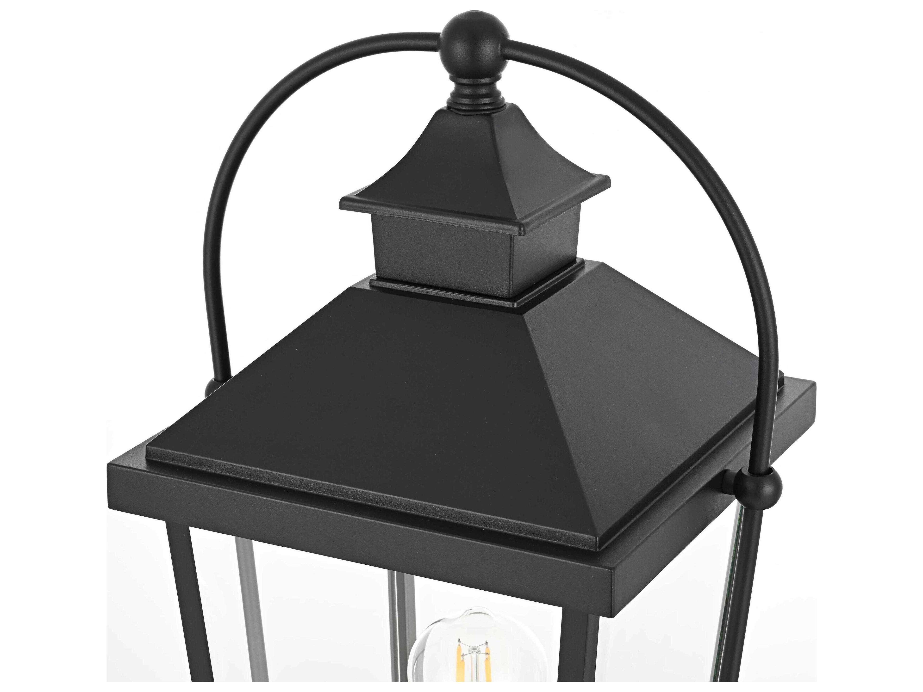 Elegant Lighting Luz 1-Light Outdoor Post Light