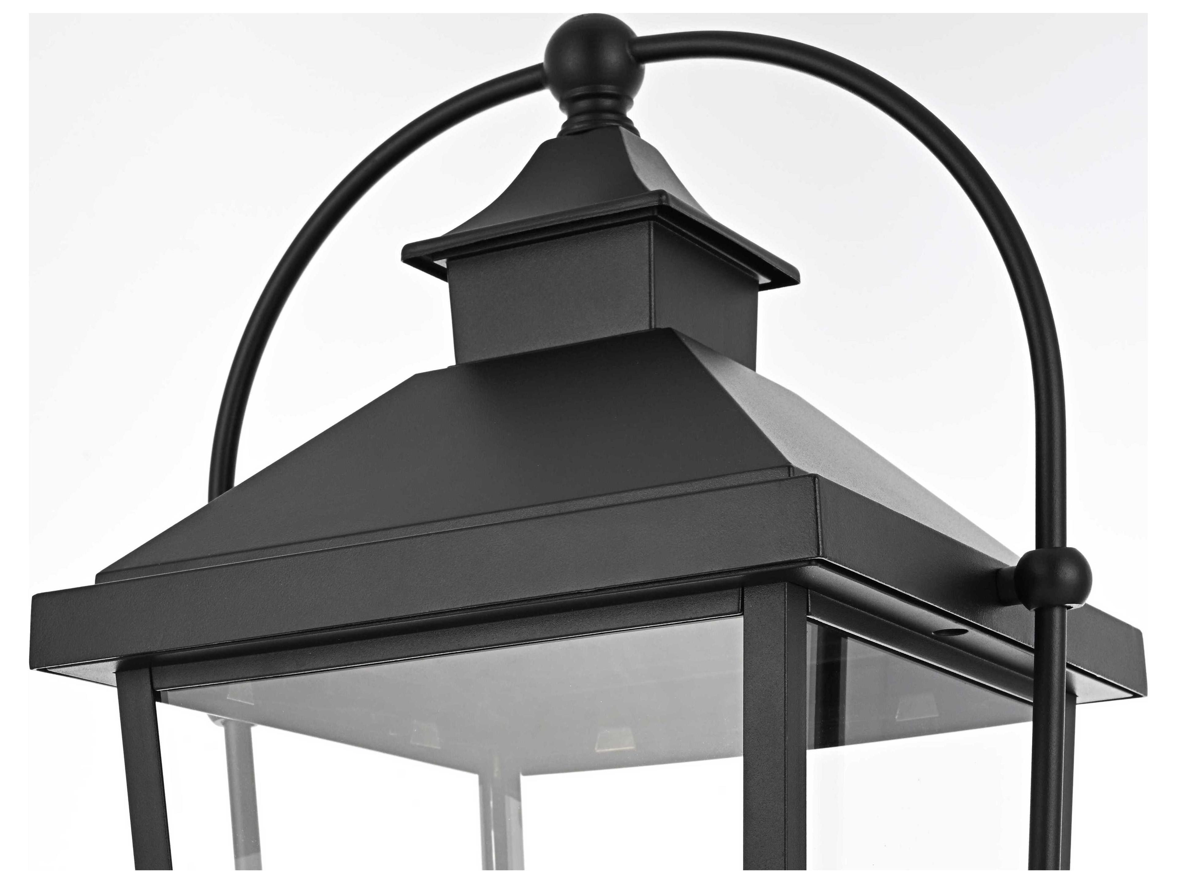 Elegant Lighting Luz 1-Light Outdoor Post Light