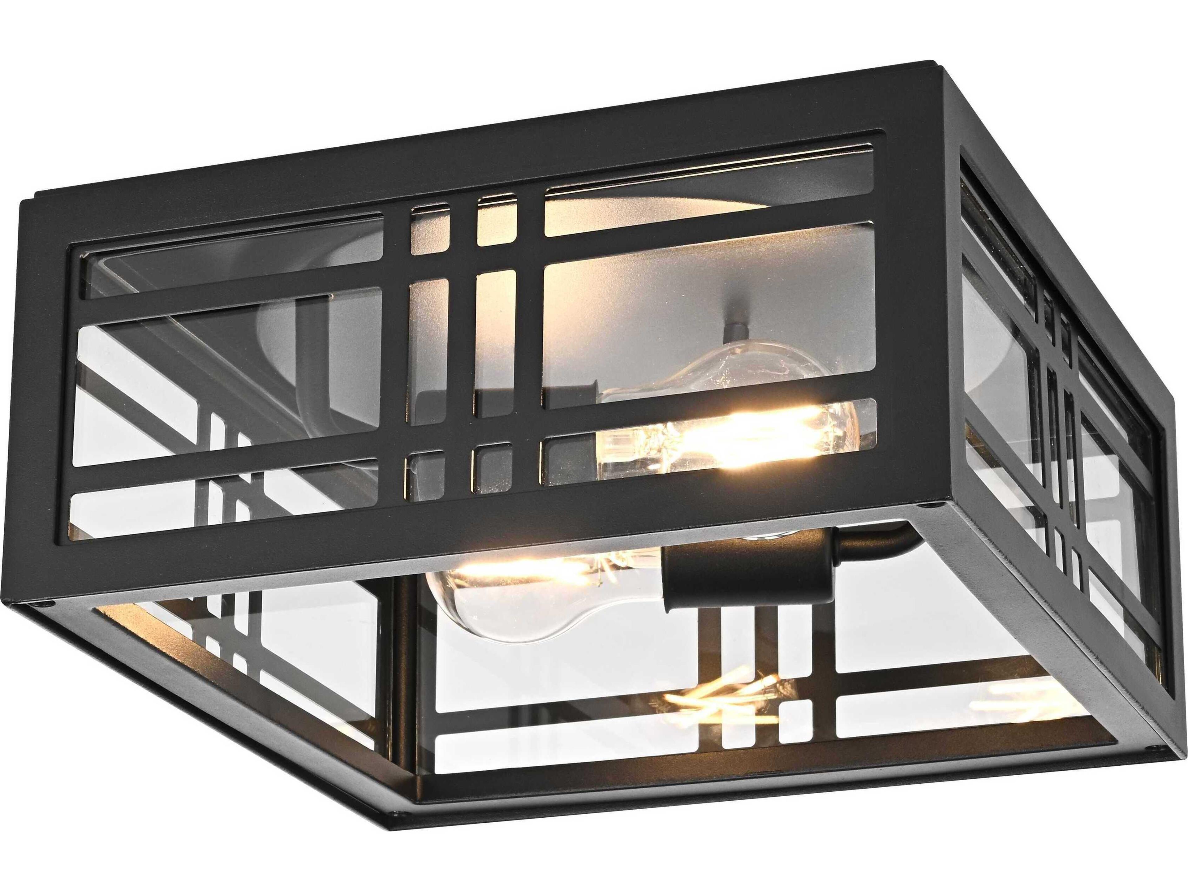 Elegant Lighting Harley 2-Light Outdoor Ceiling Light