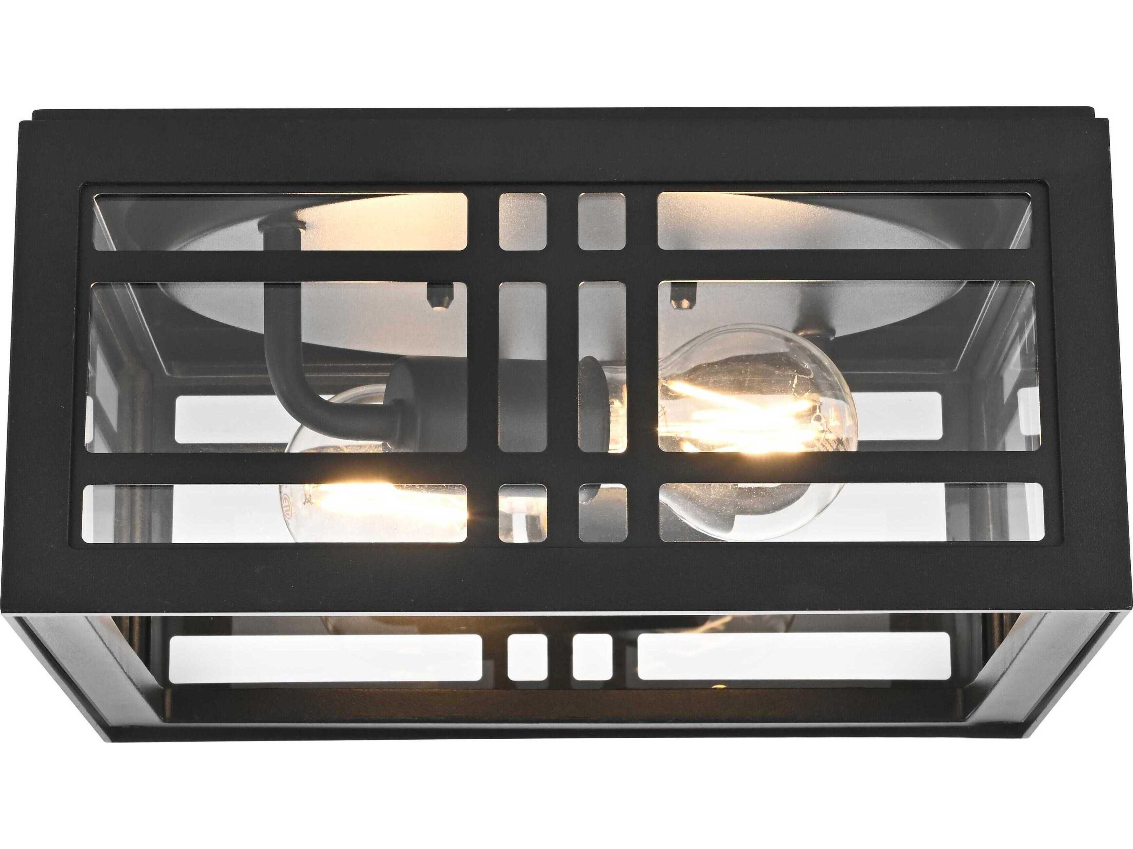 Elegant Lighting Harley 2-Light Outdoor Ceiling Light