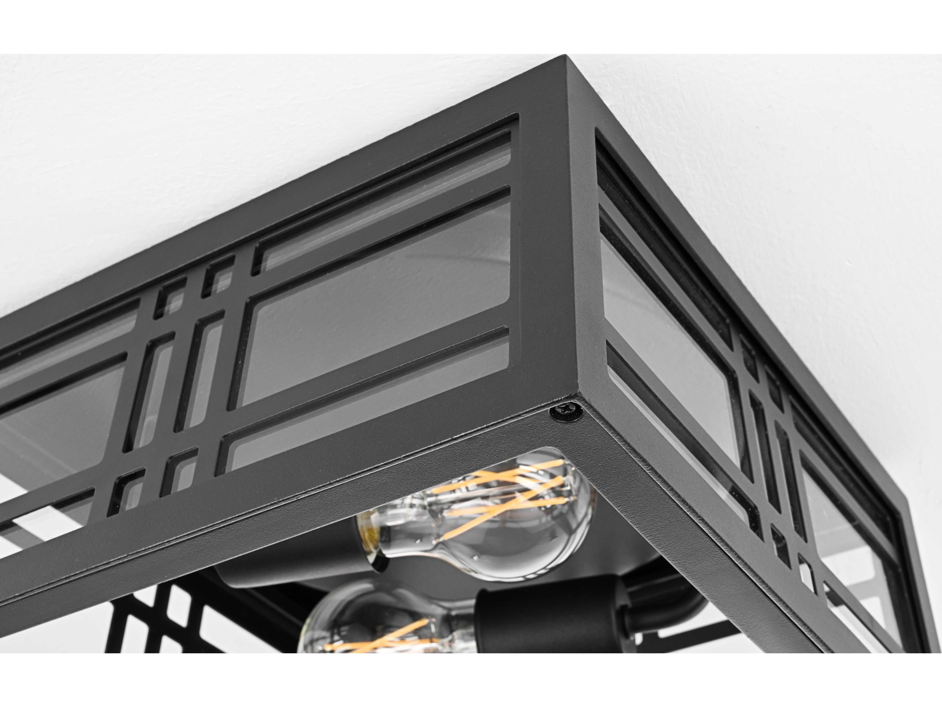 Elegant Lighting Harley 2-Light Outdoor Ceiling Light