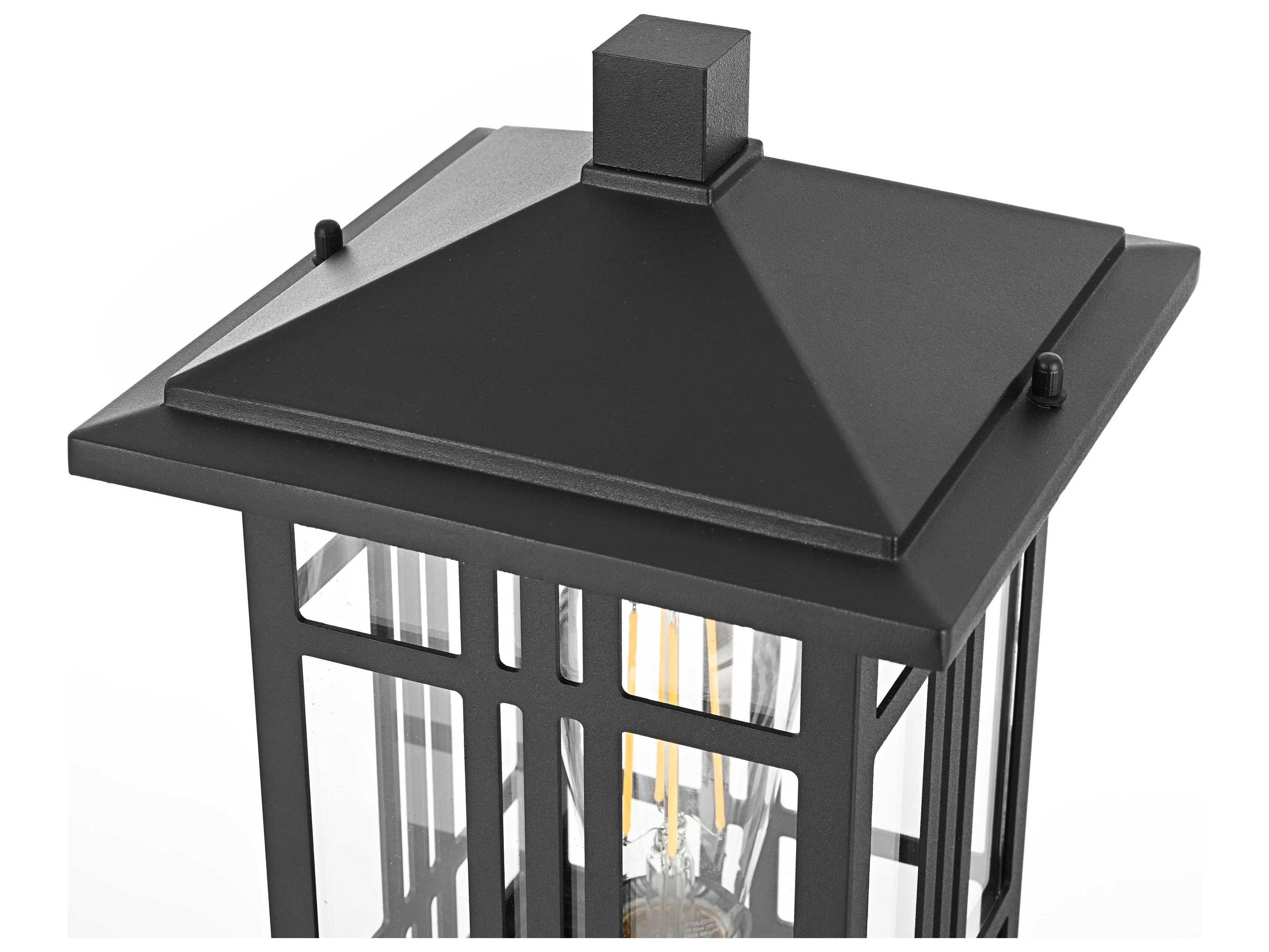 Elegant Lighting Harley 1-Light Outdoor Post Light