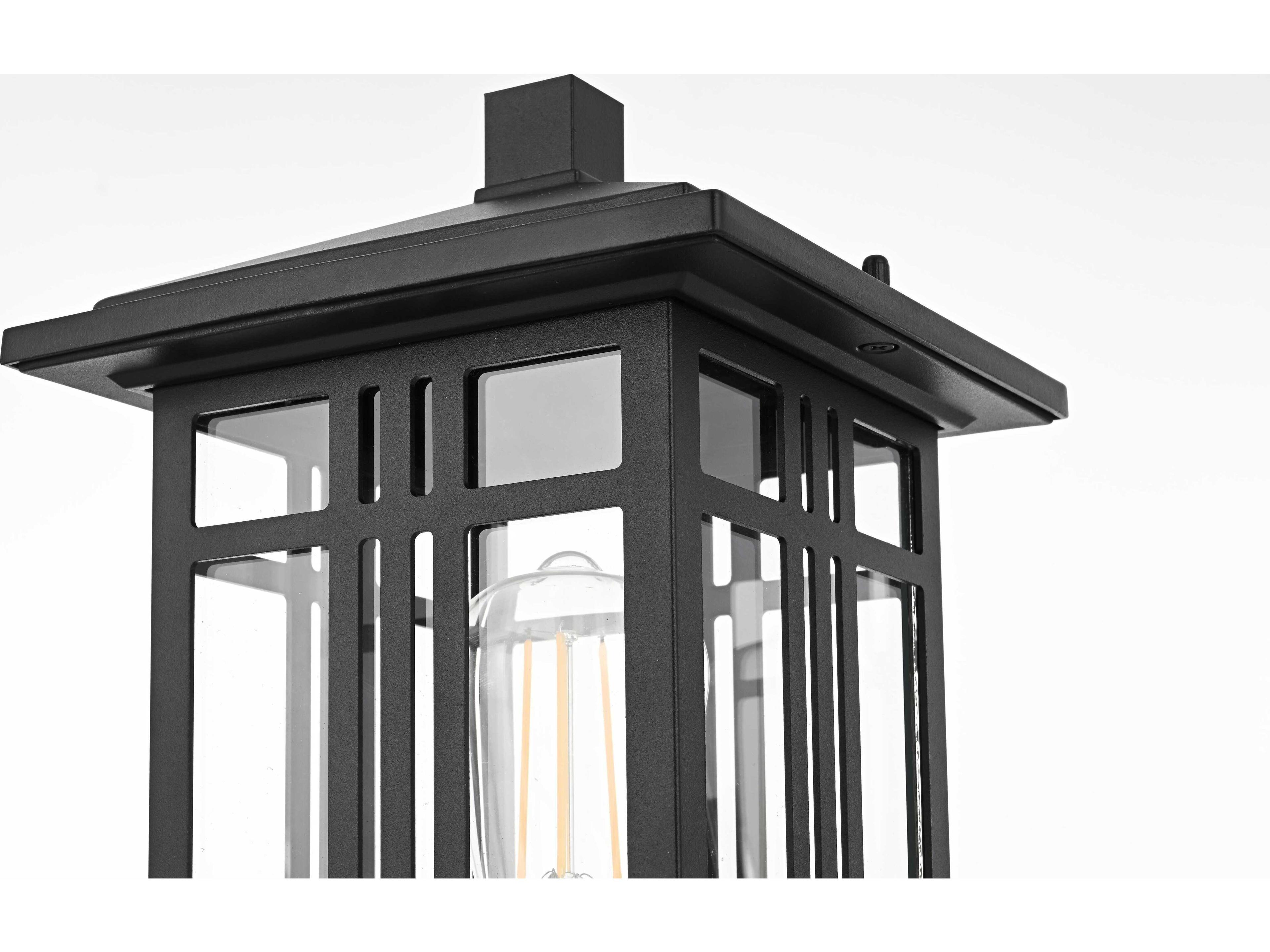 Elegant Lighting Harley 1-Light Outdoor Post Light