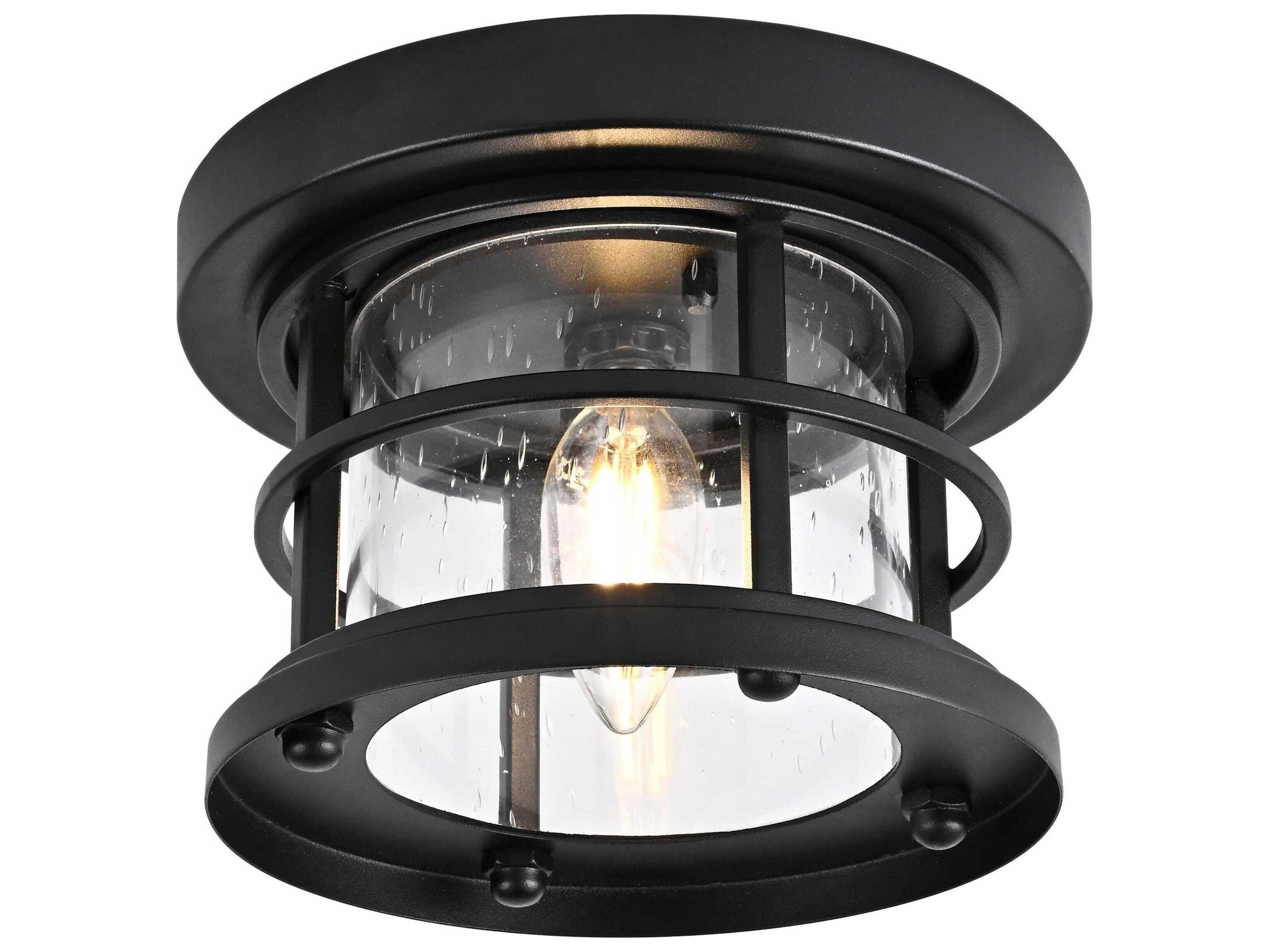 Elegant Lighting Carla 1-Light Outdoor Ceiling Light