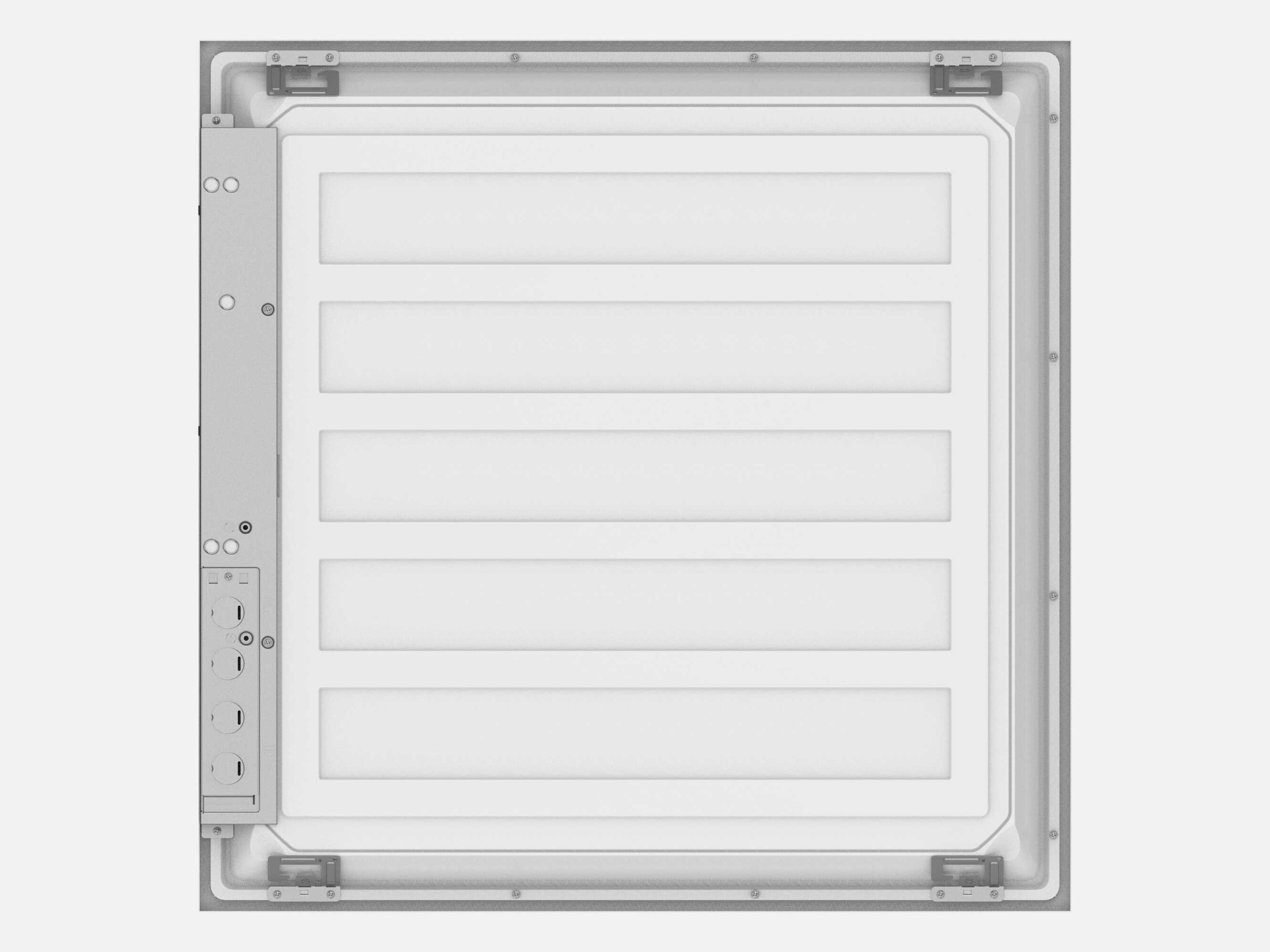 Elegant Lighting White Recessed Light Set of 4