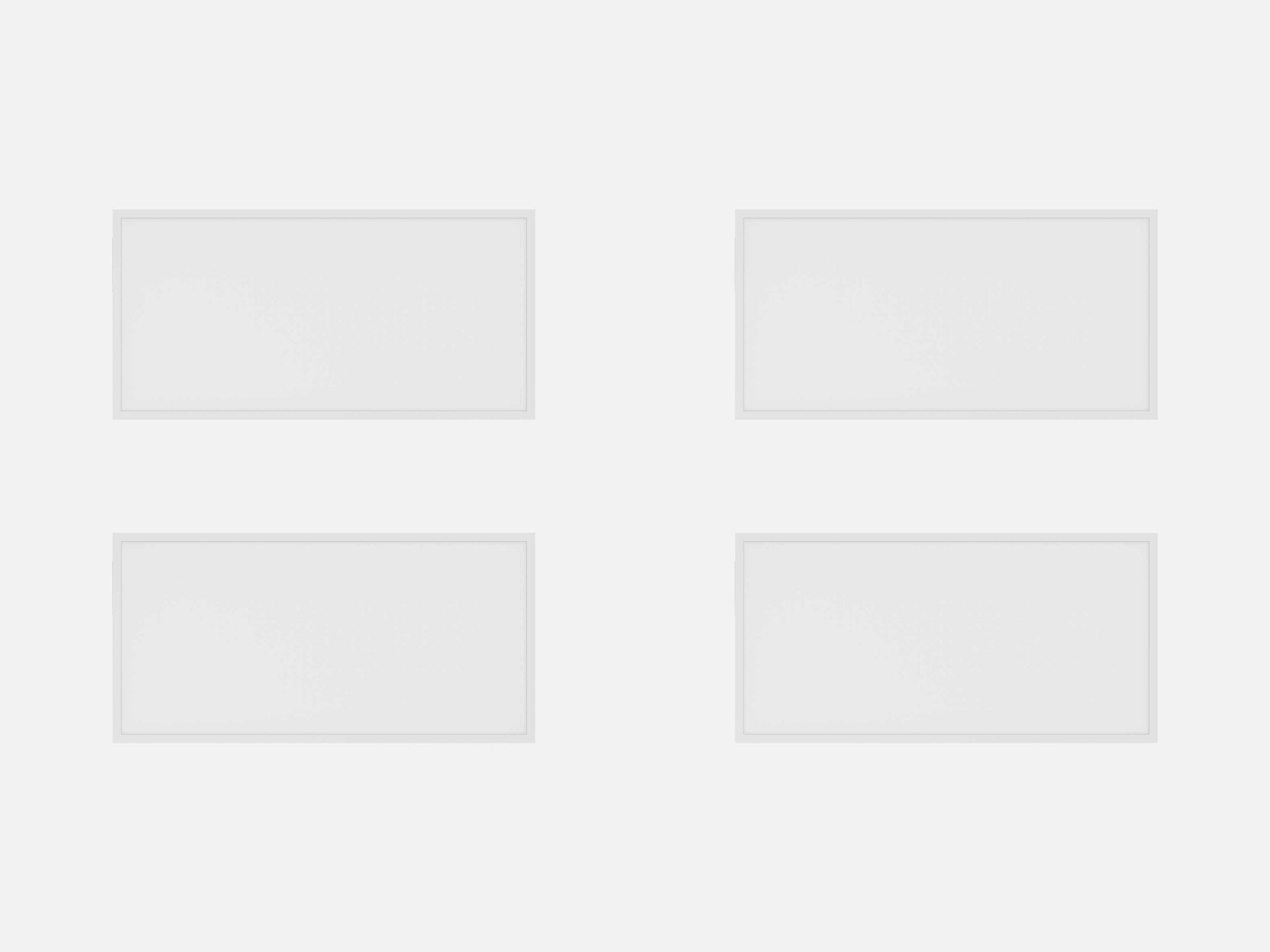 Elegant Lighting White Recessed Light Set of 4