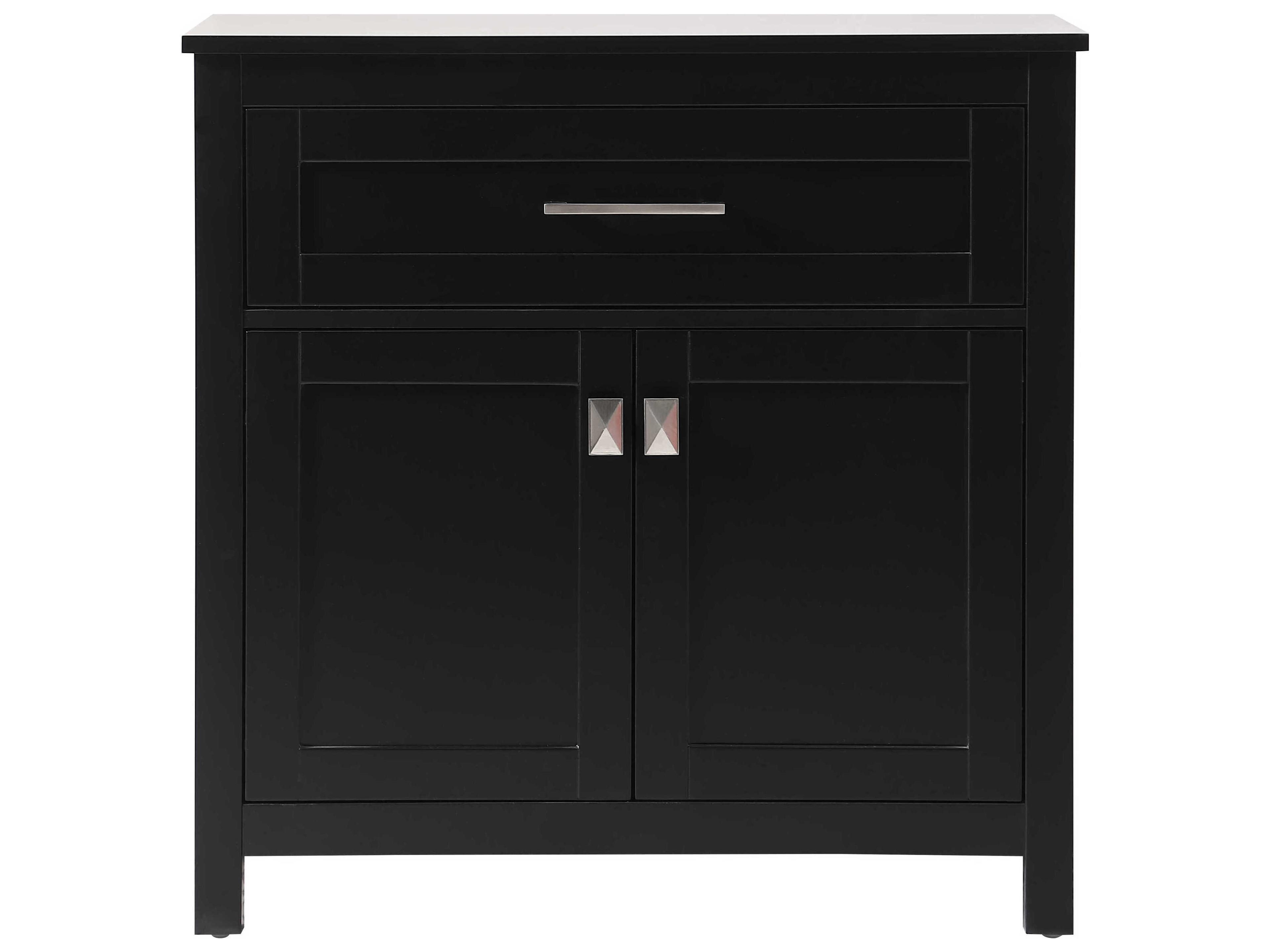 Adian Black Bathroom Storage