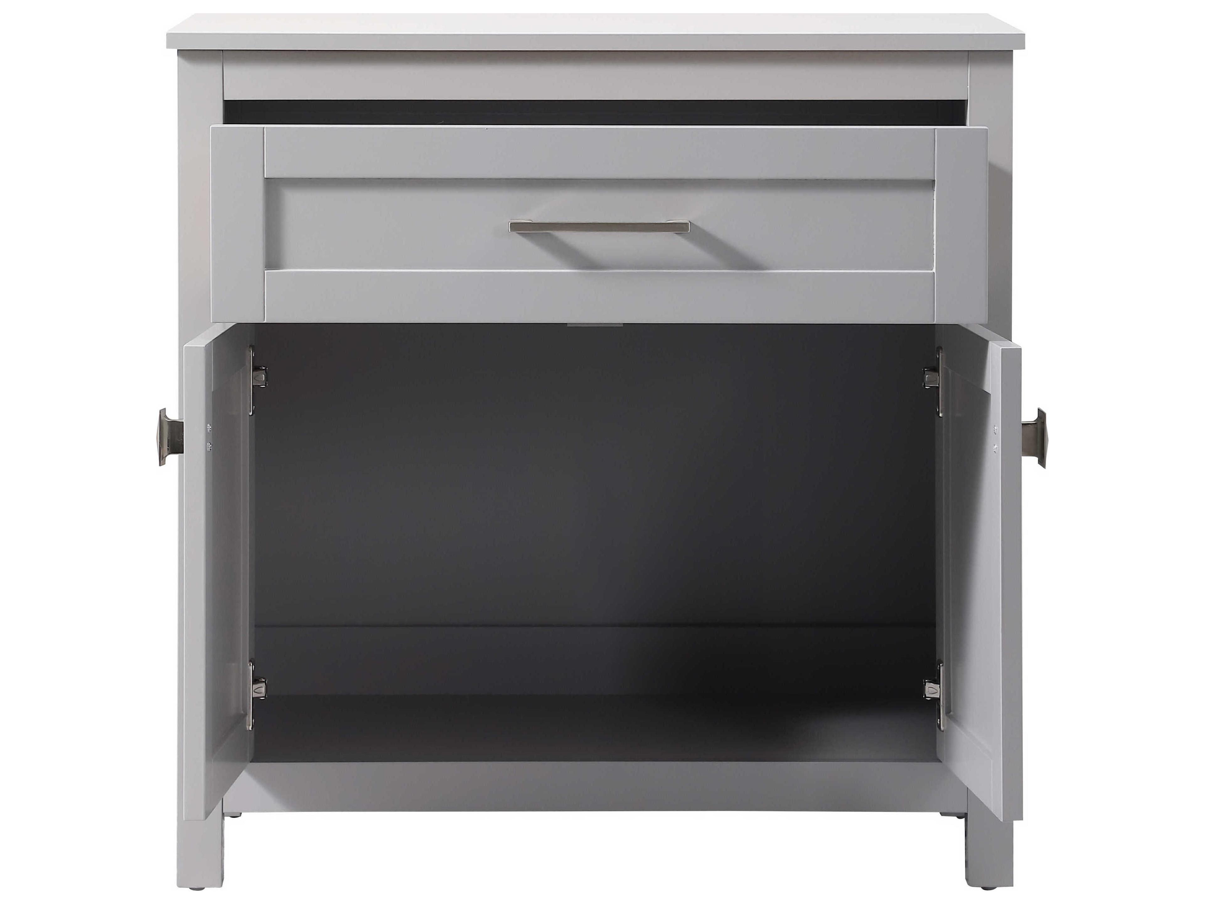 Elegant Lighting Adian Grey Bathroom Storage