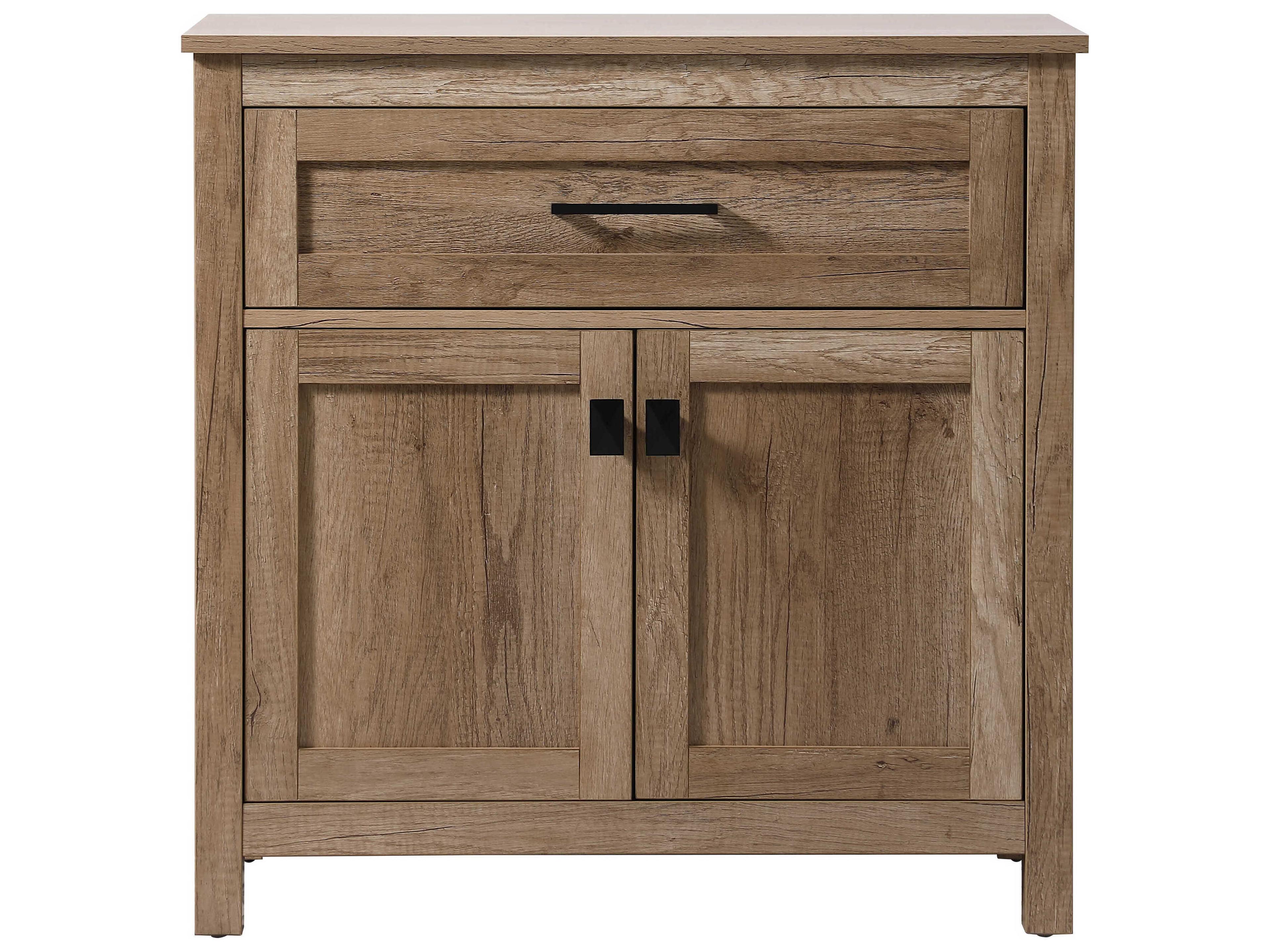Adian Natural Oak Bathroom Storage